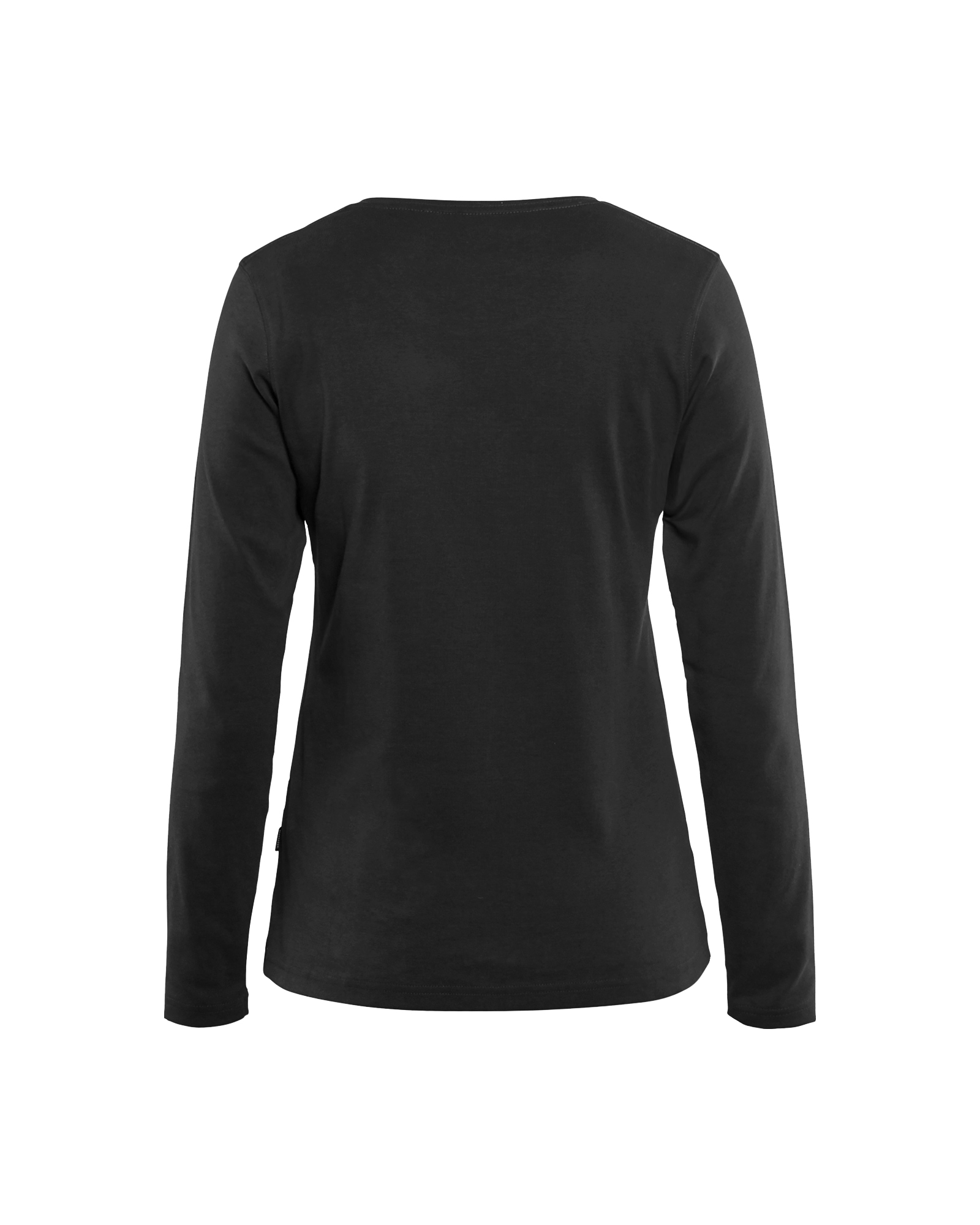 Blåkläder Dames T-shirt lange mouwen 3301 - Zwart achterkant