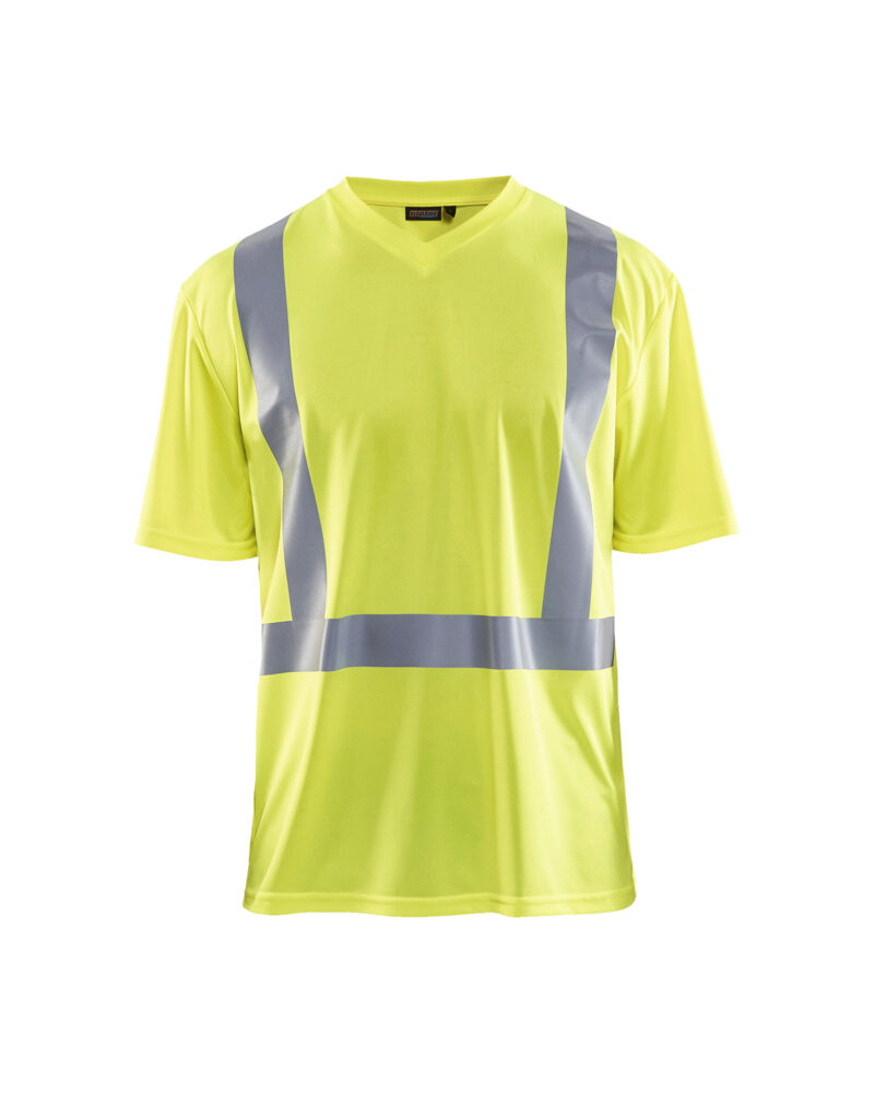 Blåkläder UV-T-shirt High Vis 3382 - High Vis Geel voorkant