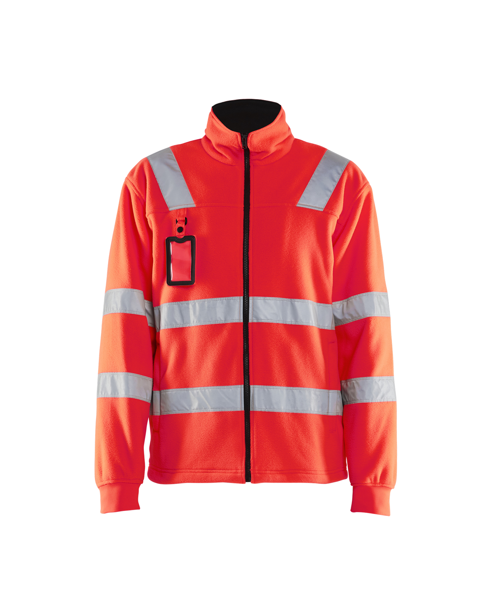 Blåkläder Fleecejas High Vis 4833 - High Vis Rood voorkant