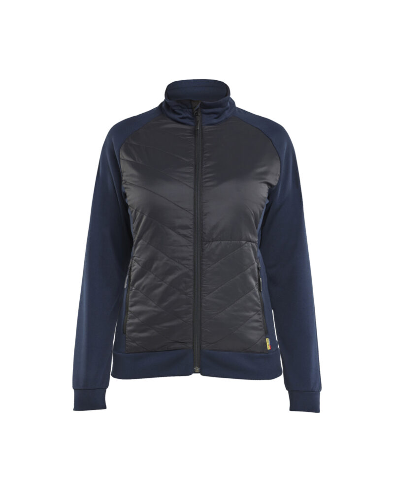 Blåkläder Dames hybride sweatshirt met rits 3419