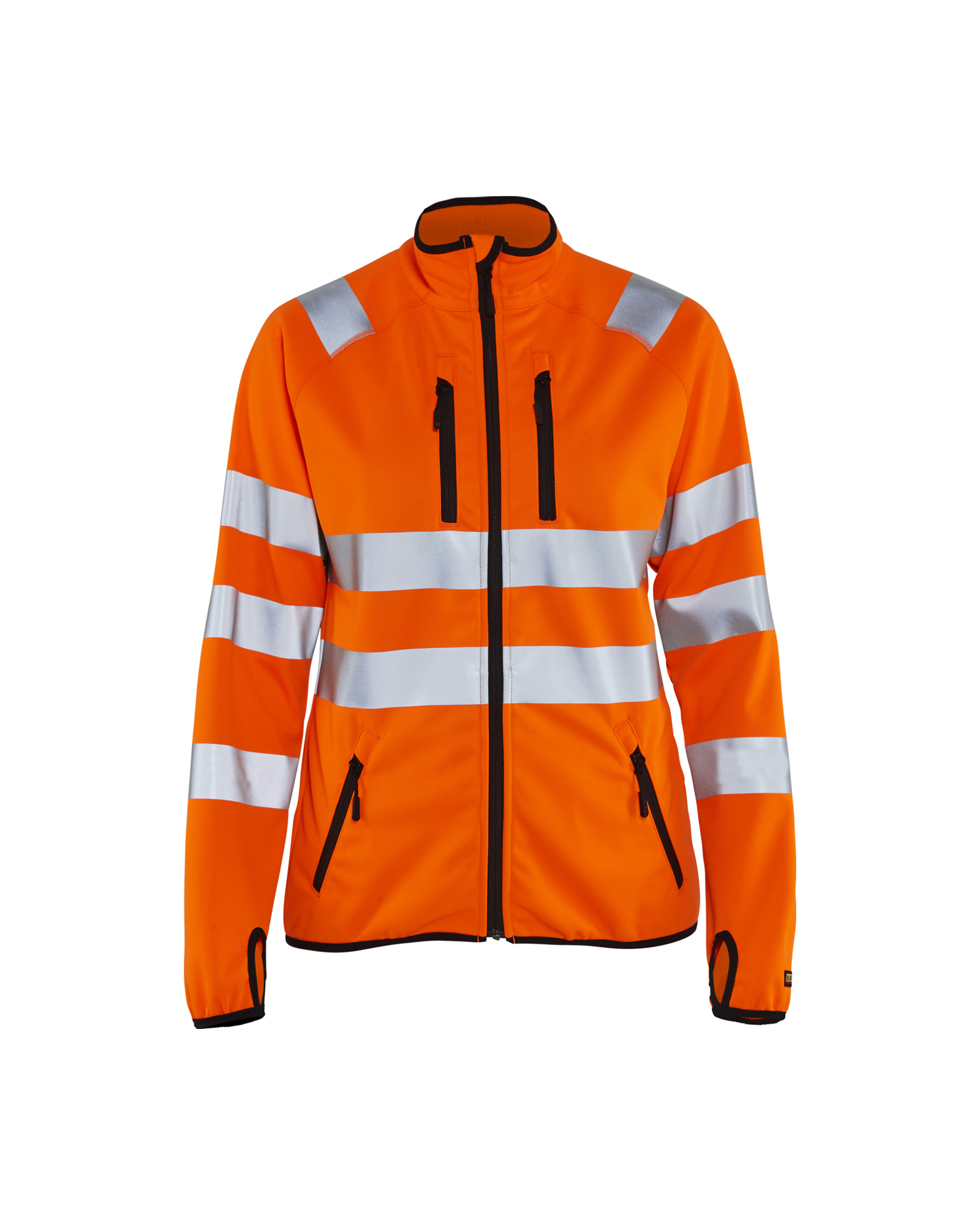 Blåkläder Dames Softshell jack High Vis 4926 - High Vis Oranje voorkant