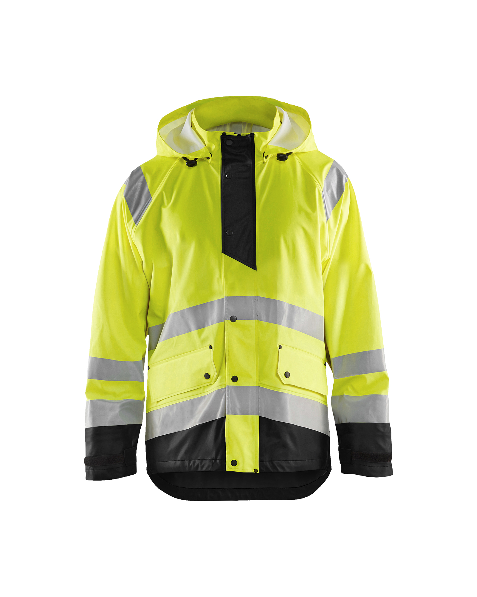 Blåkläder Regenjas High Vis LEVEL 1 4323 - High Vis Geel/Zwart voorkant