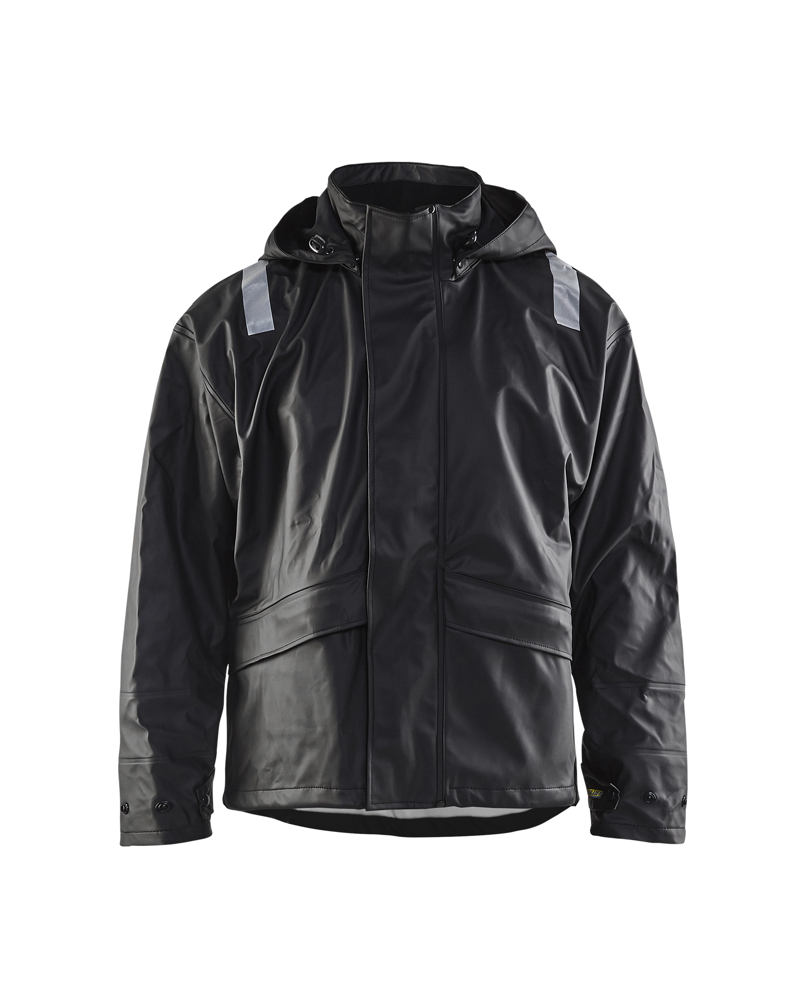 Blåkläder Regenjas High Vis LEVEL 2 4302 - Zwart voorkant