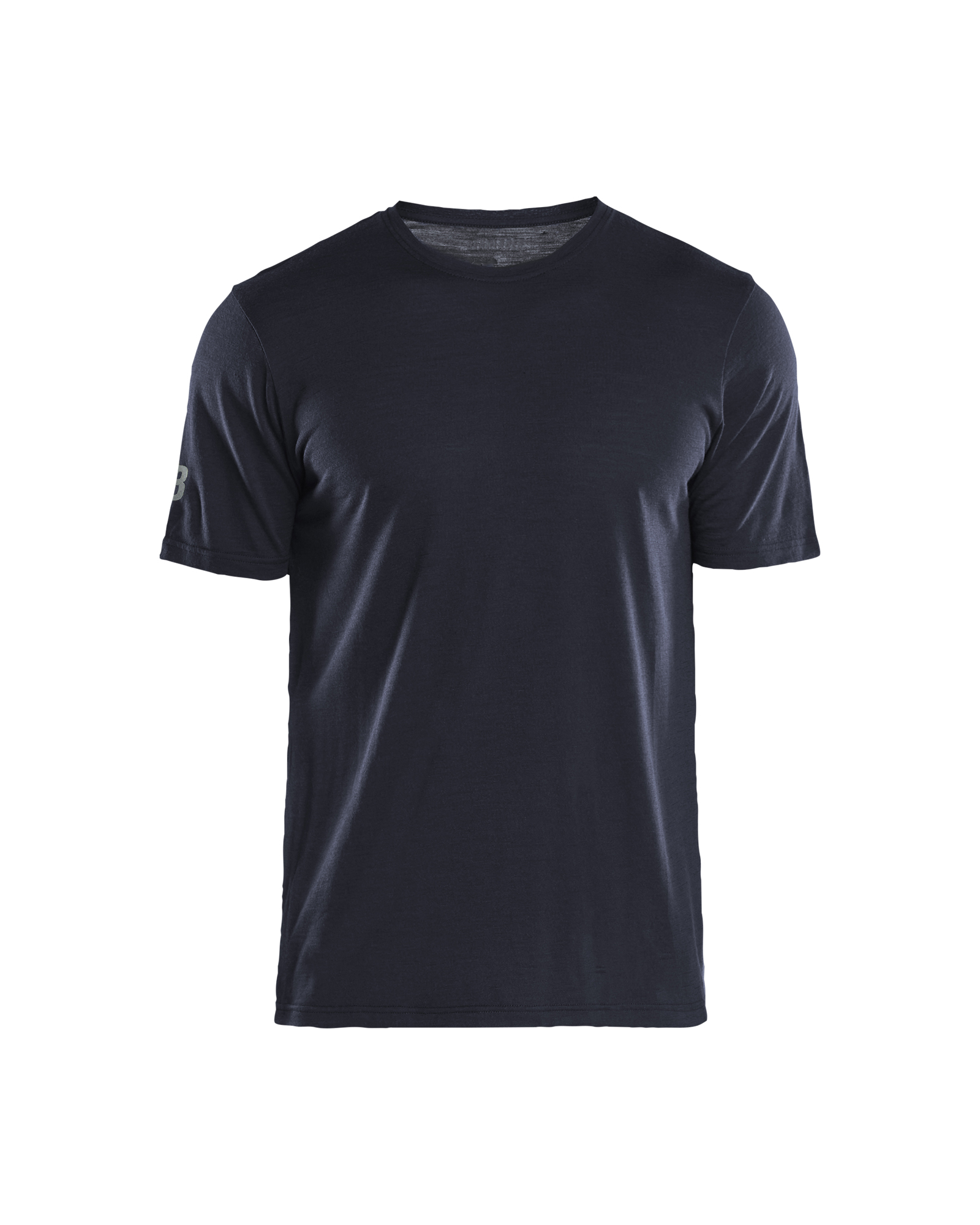 Blåkläder T-shirt merinowol 3536 - Donker Marineblauw voorkant
