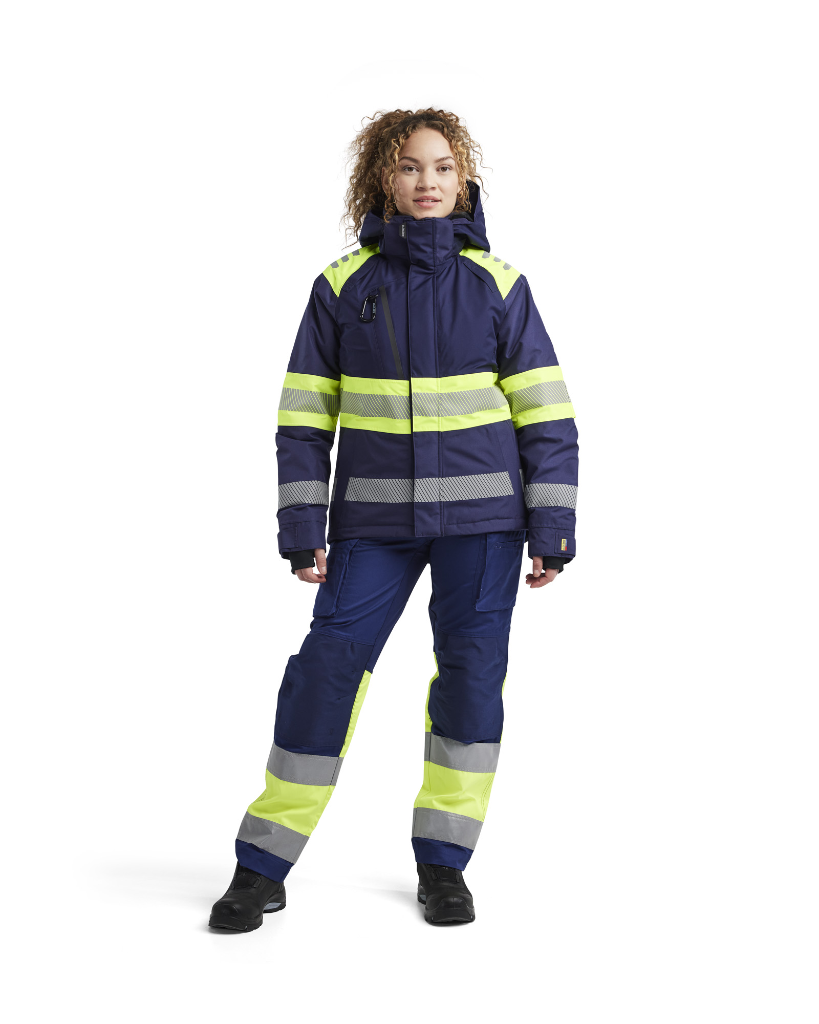 Blåkläder Dames Winterjas High Vis 4470 detail 3