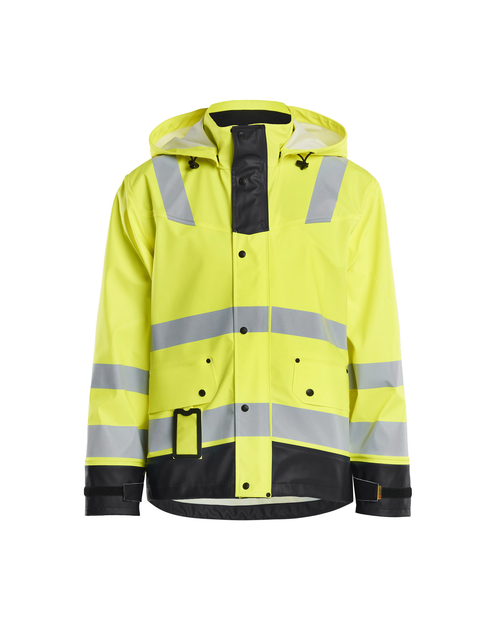 Blåkläder Regenjas High Vis LEVEL 2 4302 - High Vis Geel/Zwart voorkant