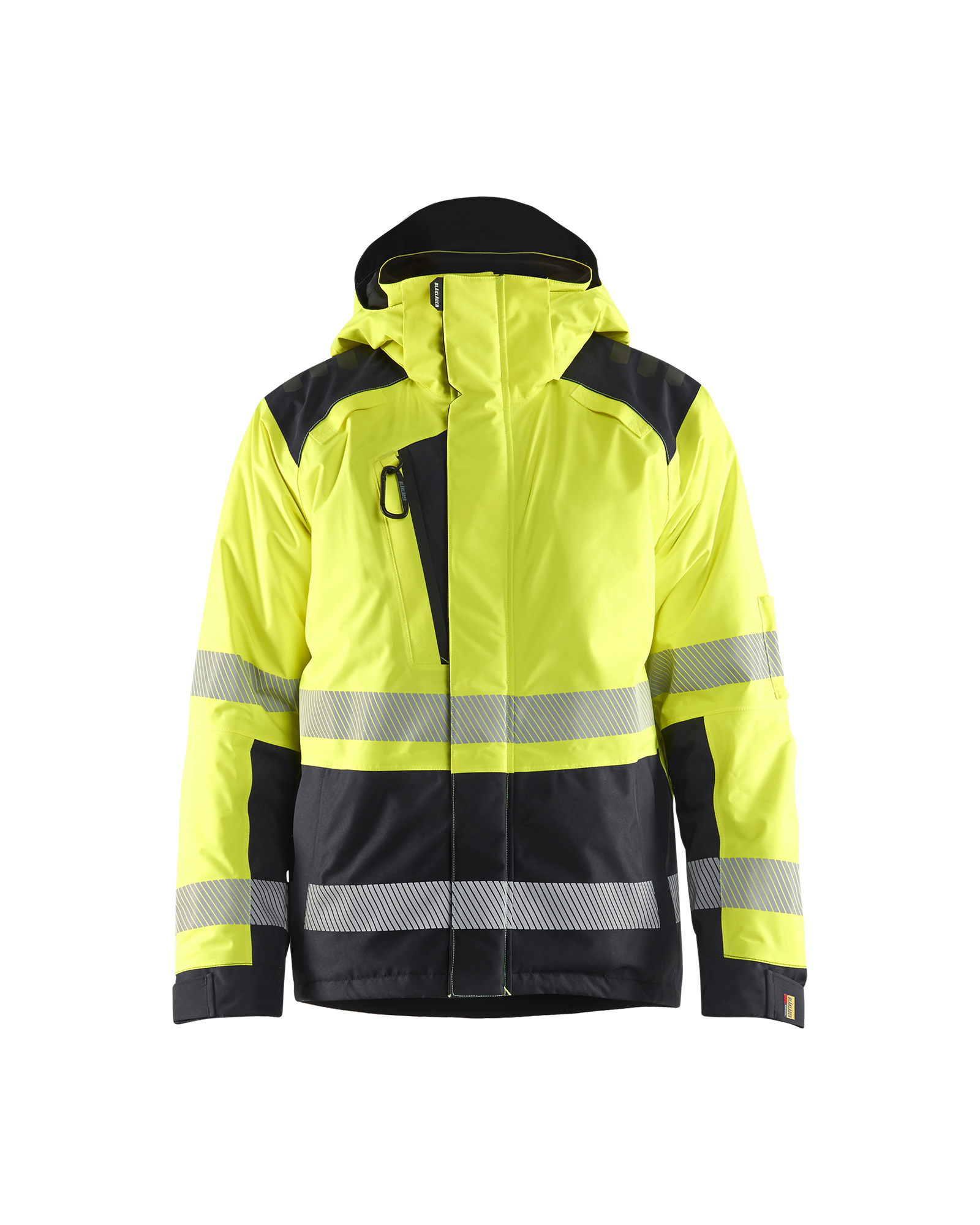 Blåkläder Winterjas High Vis 4455 - High Vis Geel/Zwart voorkant
