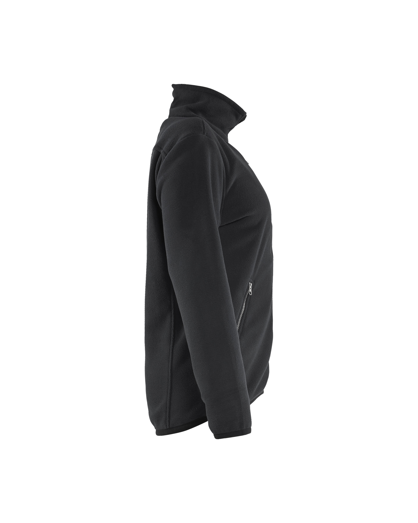 Blåkläder Dames fleecevest 4744 - Zwart zijkant