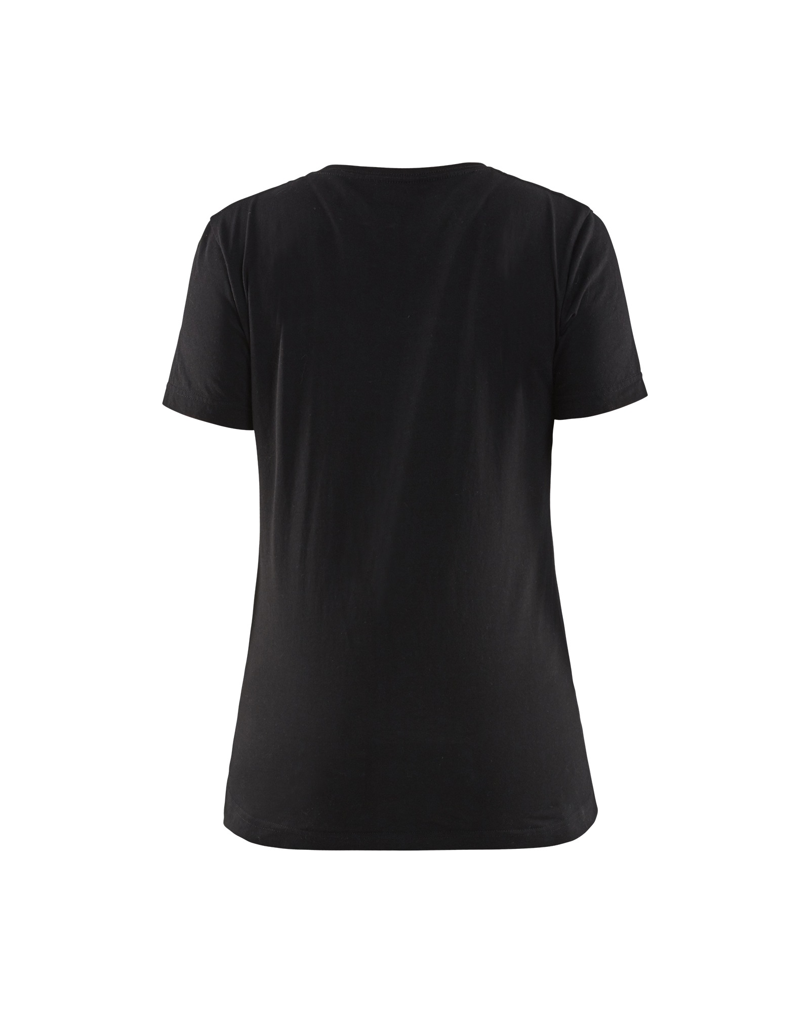 Blåkläder Dames T-shirt bi-colour 3479 - Zwart/Rood achterkant