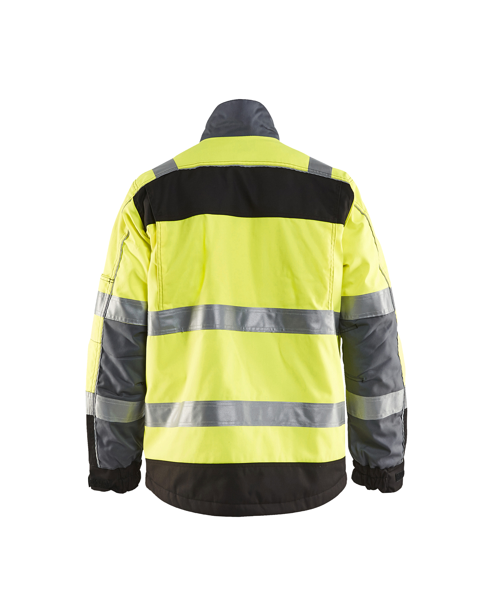 Blåkläder Winterjas High Vis 4851 - High Vis Geel/Zwart achterkant