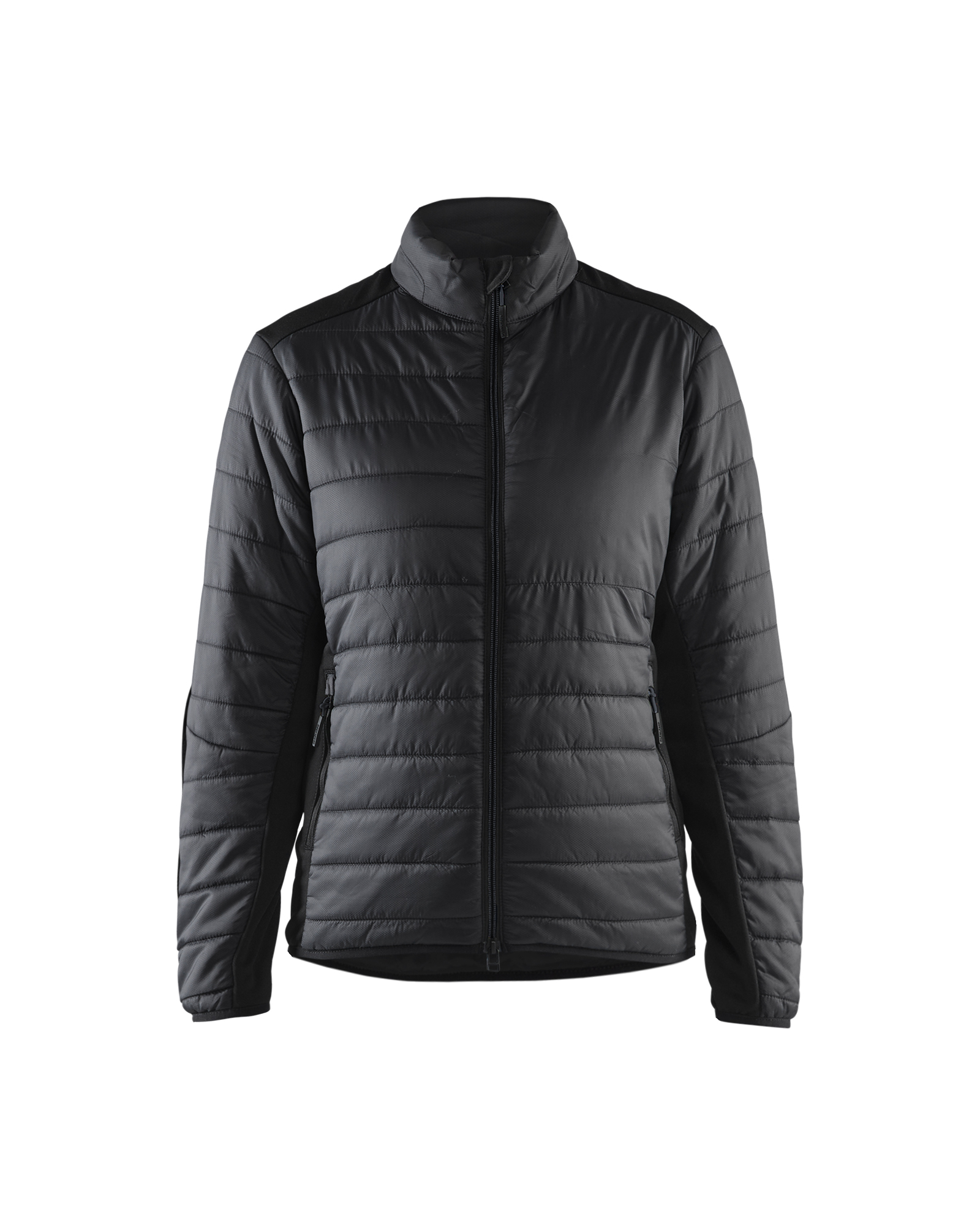 Blåkläder Dames warm gevoerd vest 4715 - Zwart/Donkergrijs voorkant