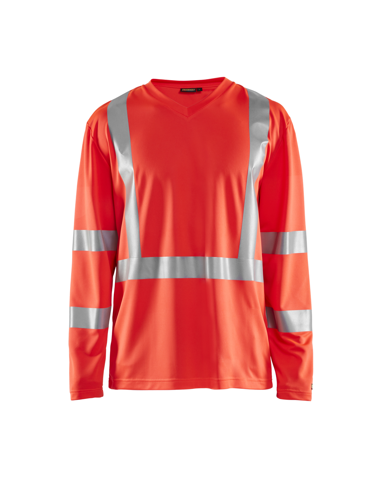Blåkläder UV-T-shirt lange mouwen High Vis 3383 - High Vis Rood voorkant