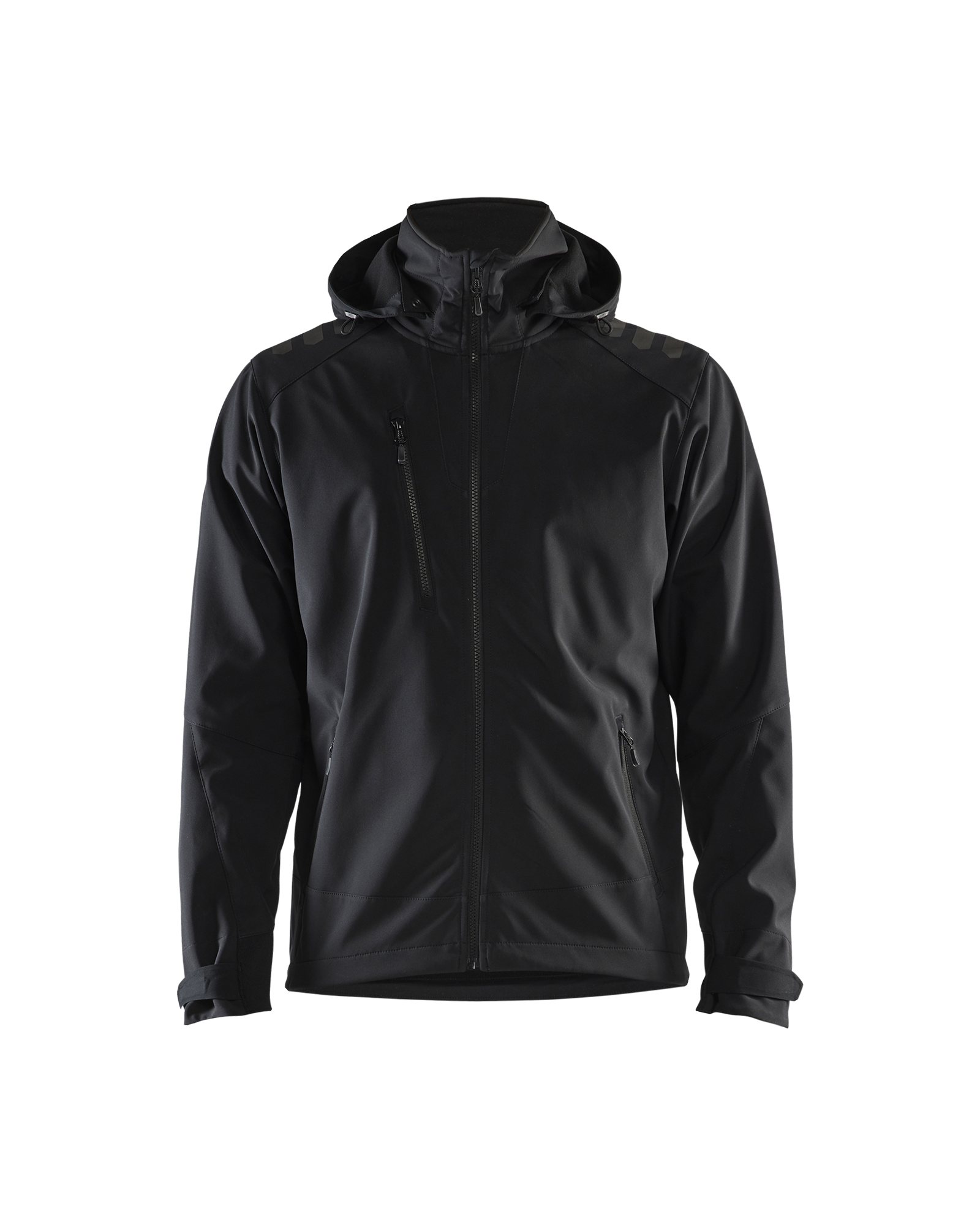 Blåkläder Softshell jack 4749 - Zwart/Zwart voorkant