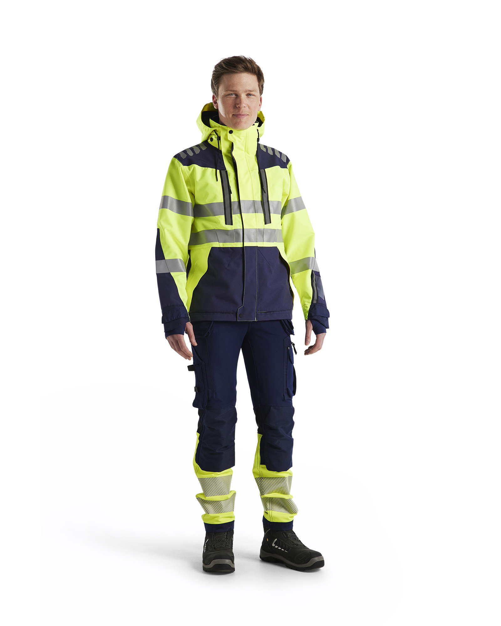 Blåkläder Shell jack High Vis 4496 detail 3