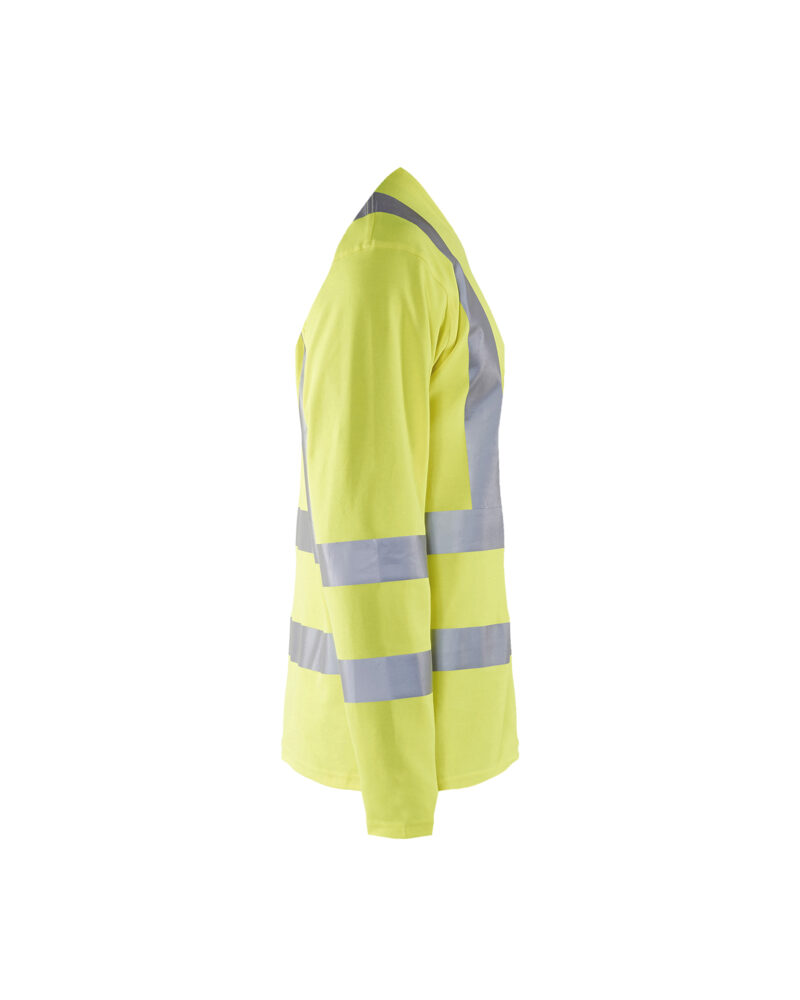 Blåkläder UV-T-shirt lange mouwen High Vis 3381 - High Vis Geel zijkant