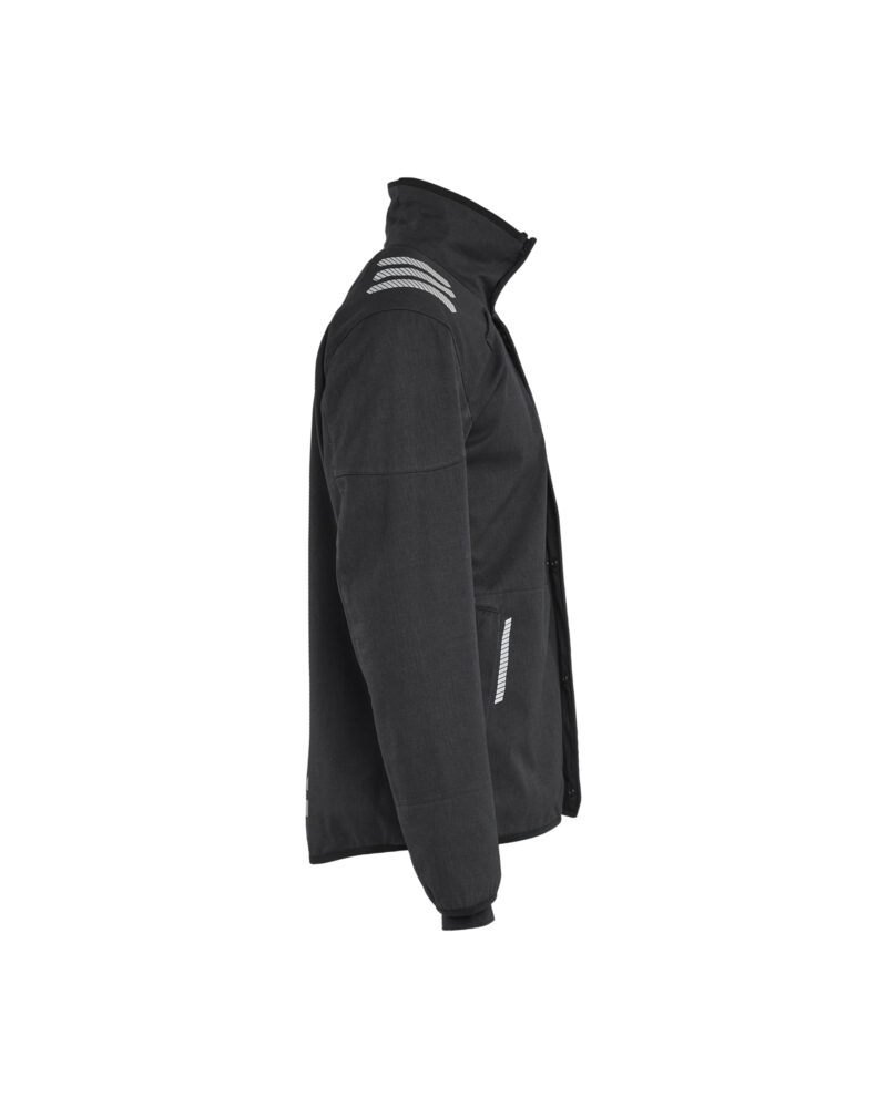 Blåkläder APC 2 Multinorm softshell jack Inherent 4447 - Zwart zijkant
