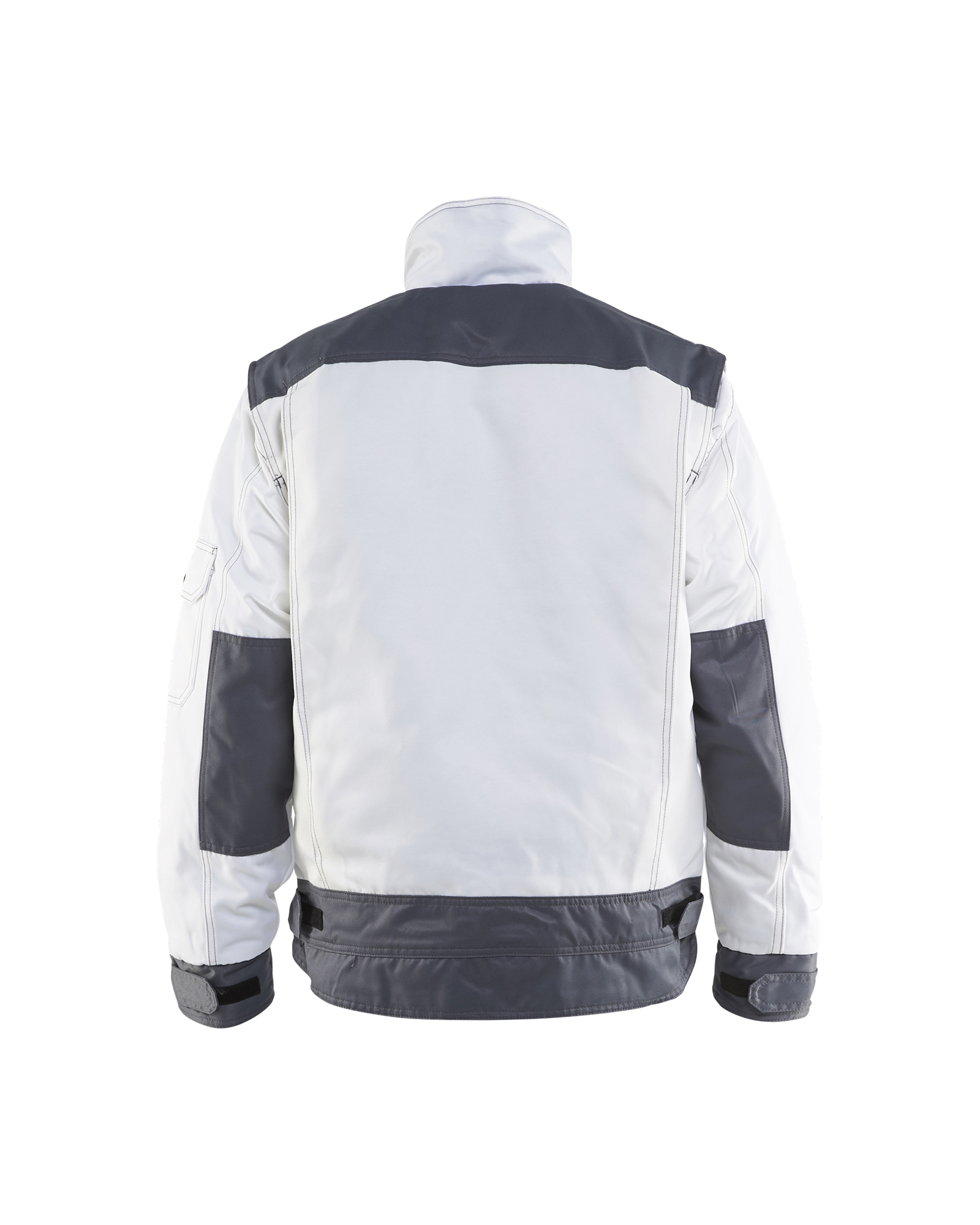 Blåkläder Schilders Winterjas 4865 - Wit / Grijs achterkant