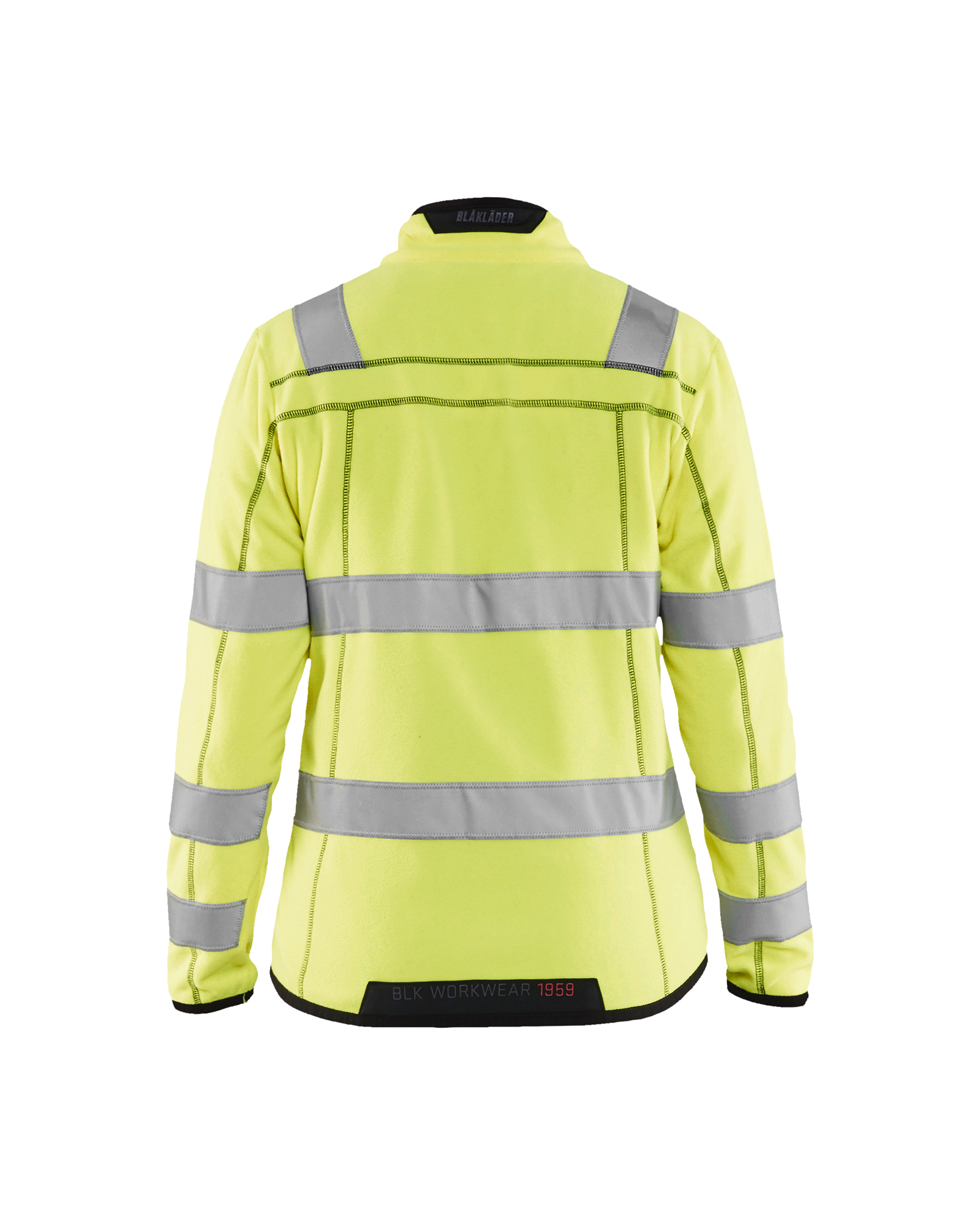 Blåkläder Dames Microfleecevest High Vis 4966 - High Vis Geel achterkant