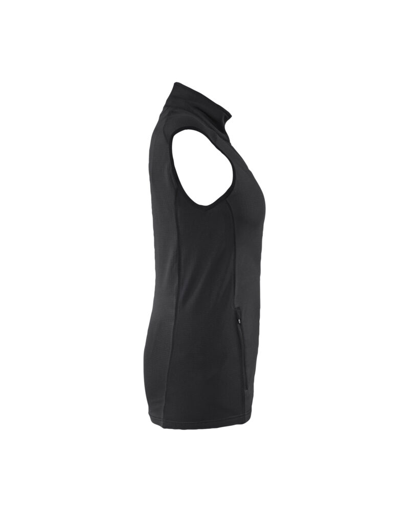 Blåkläder STRIKER Dames Bodywarmer fleece 4746 - Zwart zijkant