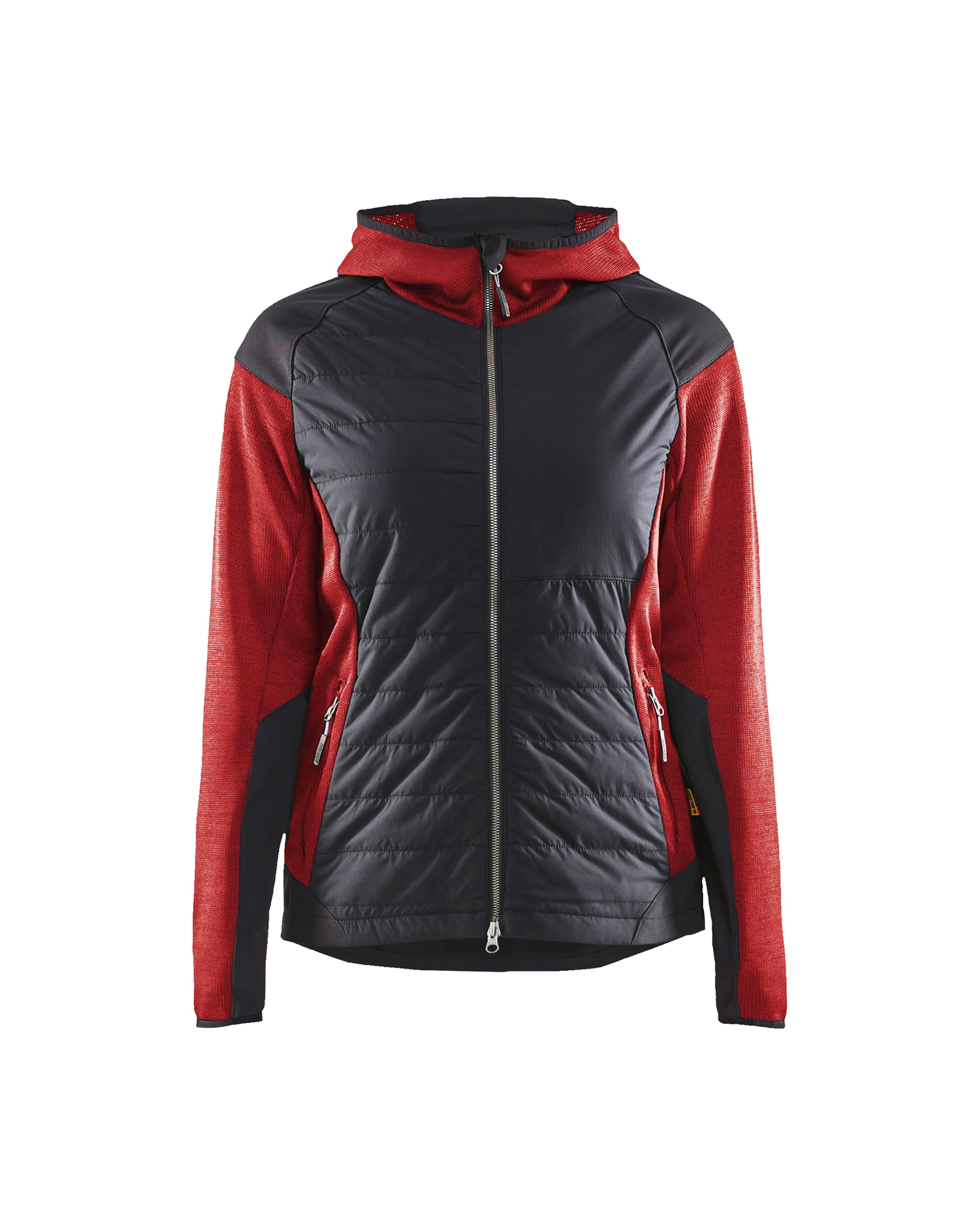 Blåkläder Dames hybride jack 5931 - Rood/Zwart voorkant