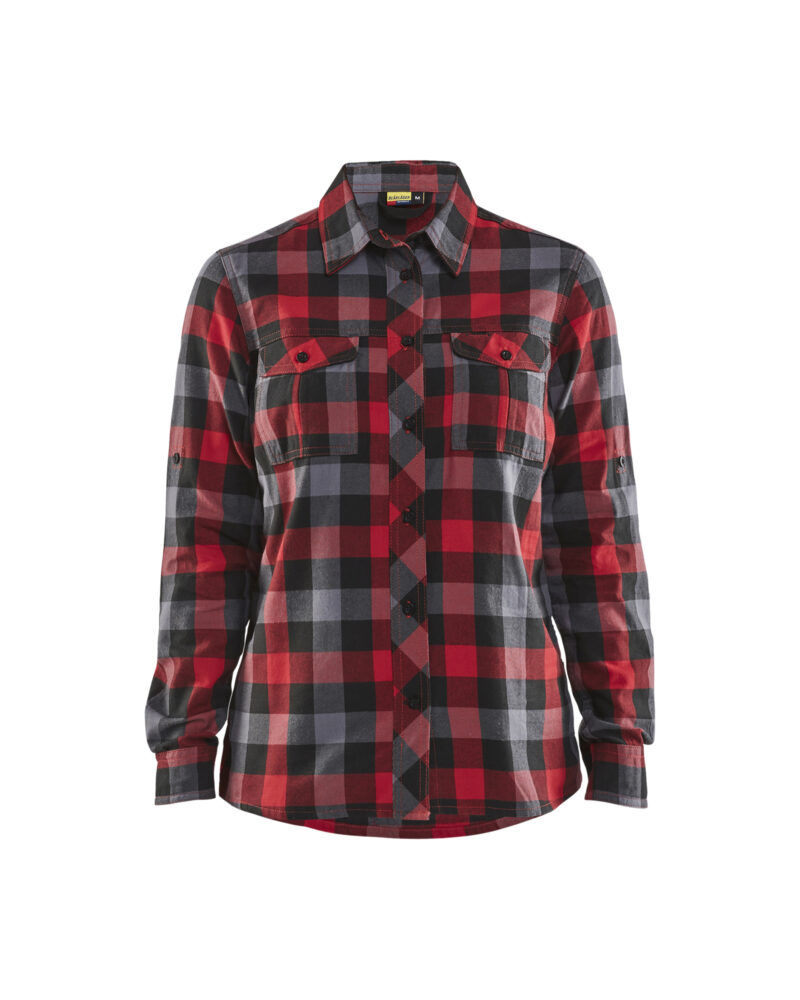 Blåkläder Dames overhemd flanel 3209