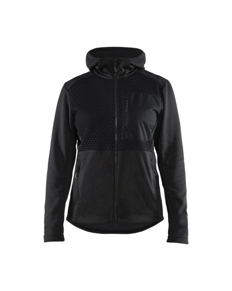 Blåkläder Dames Hooded sweatshirt met rits 3542