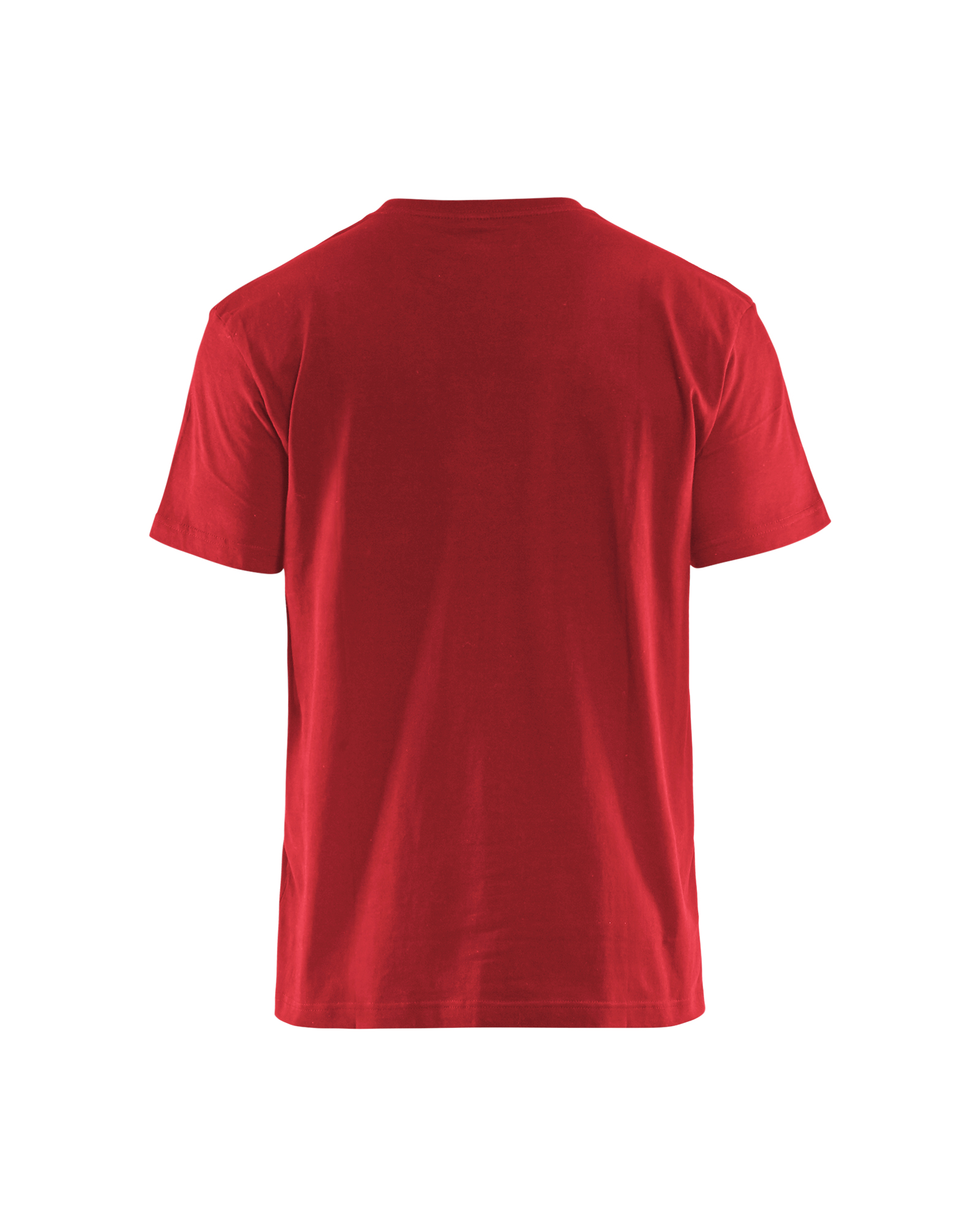 Blåkläder T-shirt 3379 - Rood/Zwart achterkant