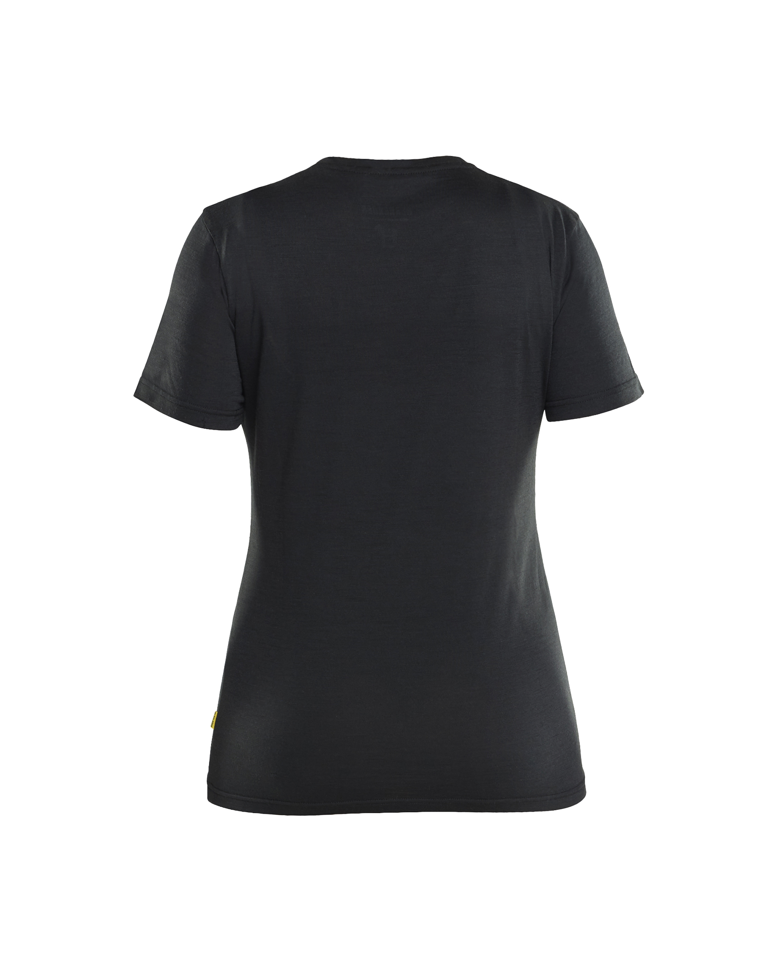 Blåkläder Dames T-shirt merinowol 3537 - Zwart achterkant