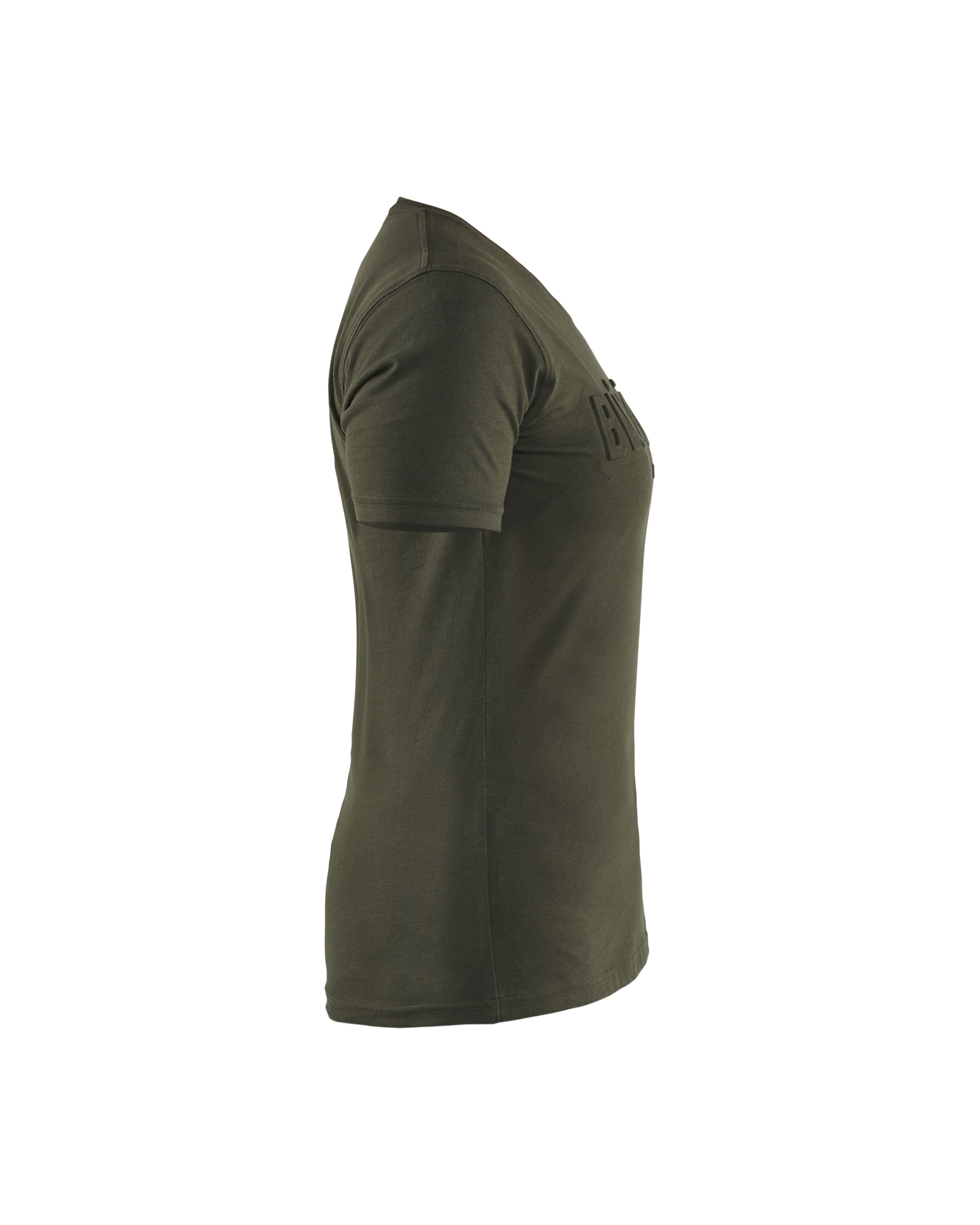 Blåkläder Dames T-shirt 3D 3431 - Donker herfstgroen zijkant