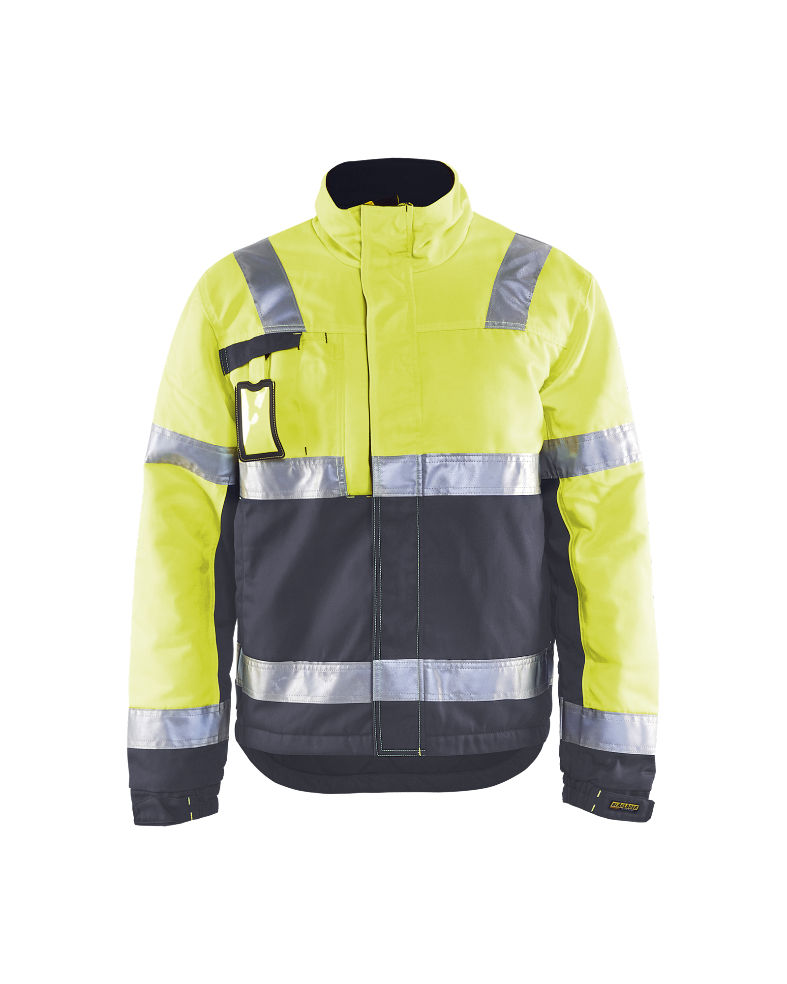 Blåkläder Winterjas High Vis 4862 - High Vis Geel/Medium grijs voorkant