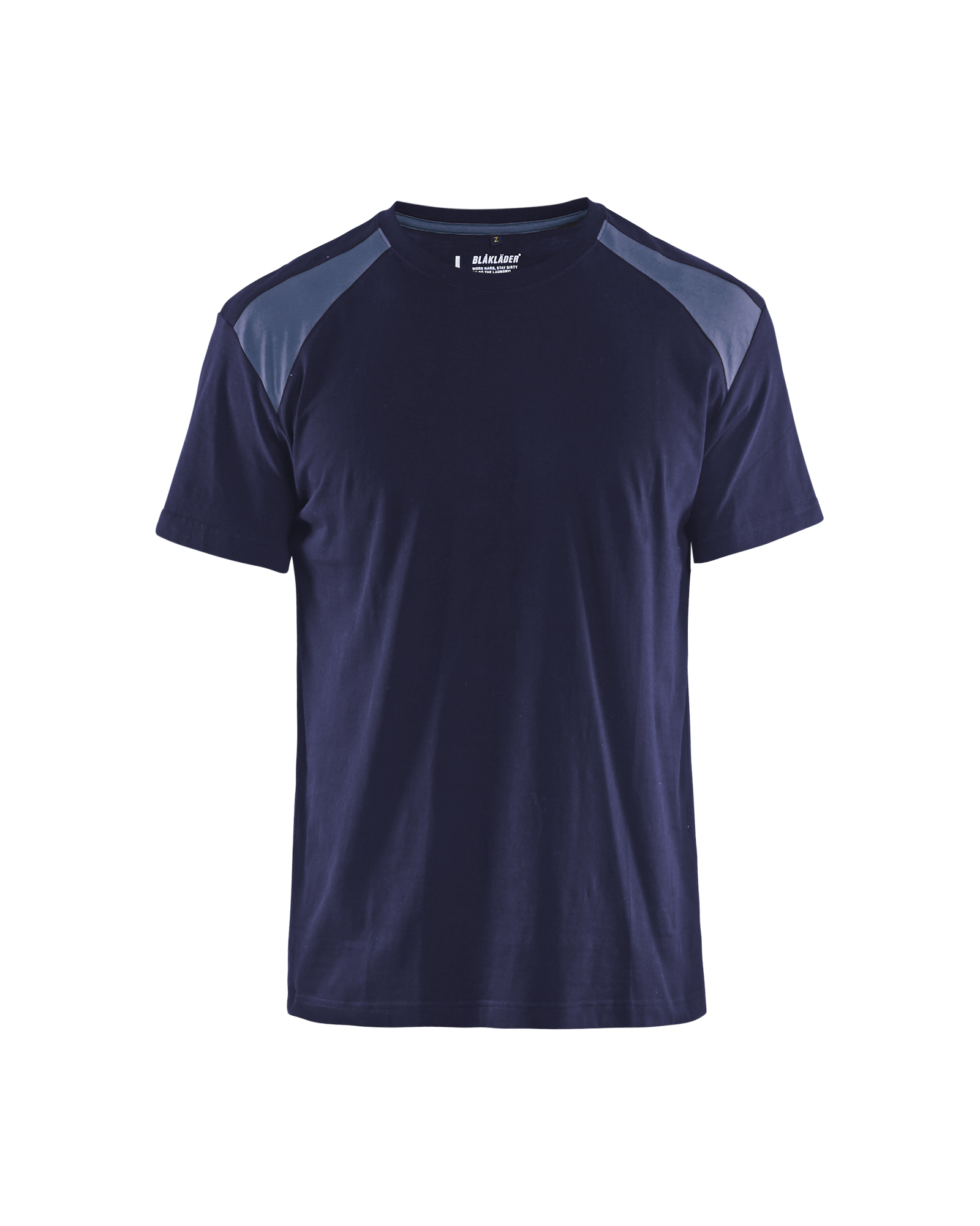 Blåkläder T-shirt 3379 - Marineblauw / Grijs voorkant