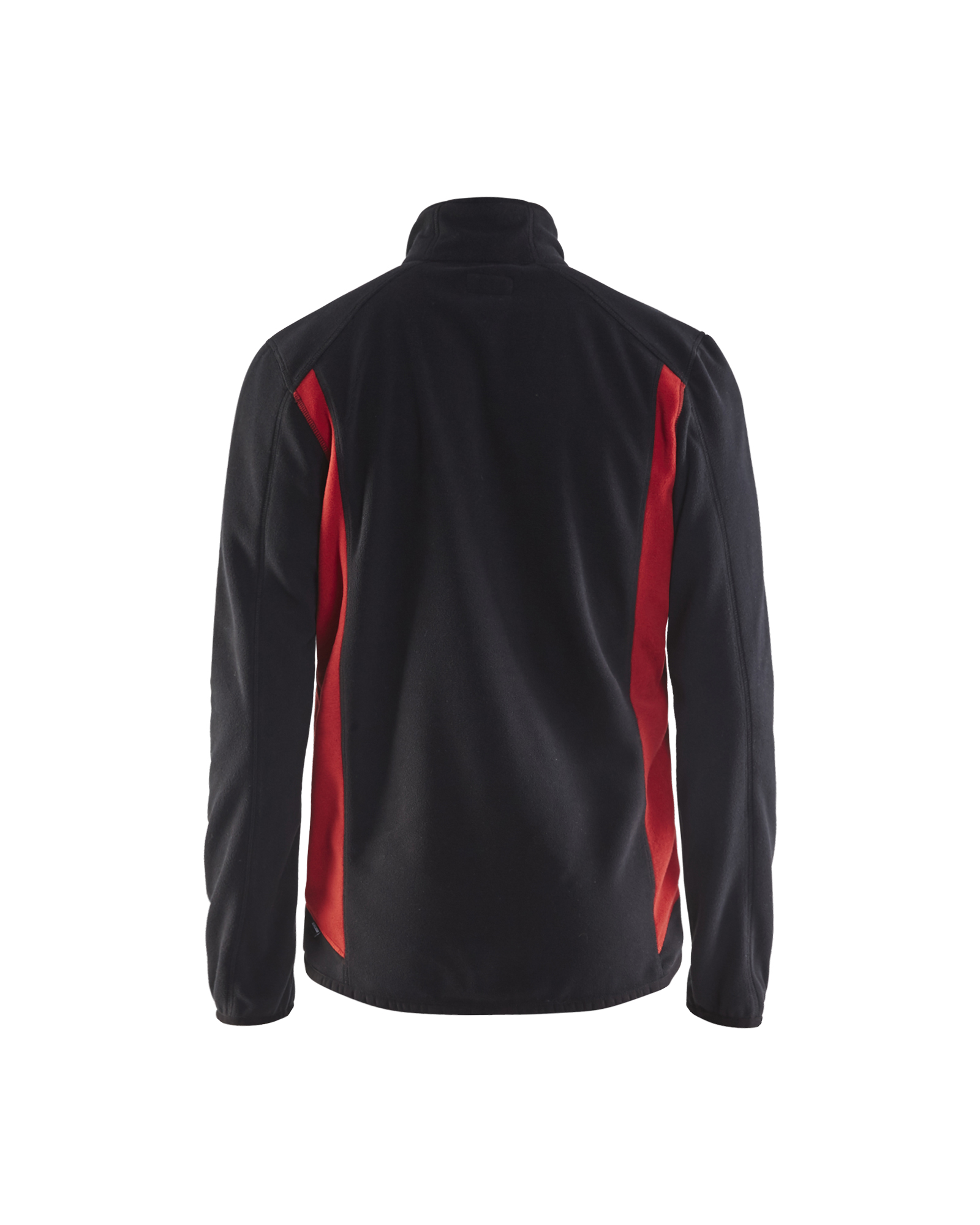 Blåkläder Fleecejack 4730 - Zwart/Rood achterkant