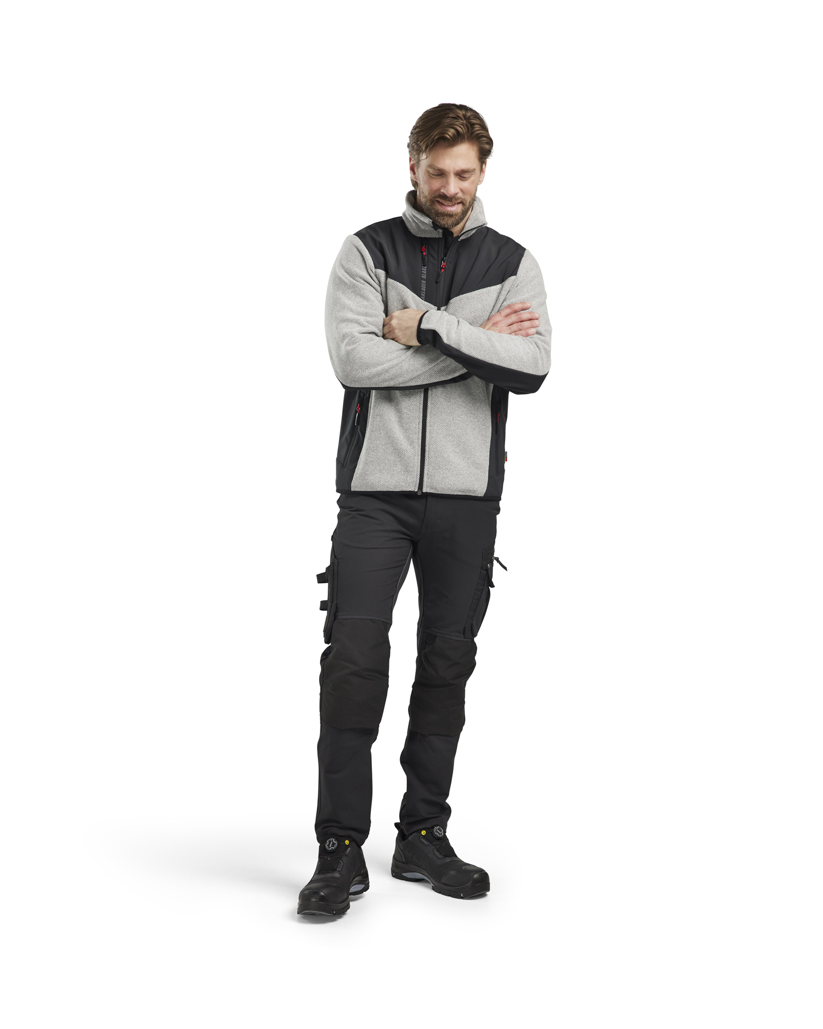 Blåkläder Gebreid vest met softshell 5942 detail 1