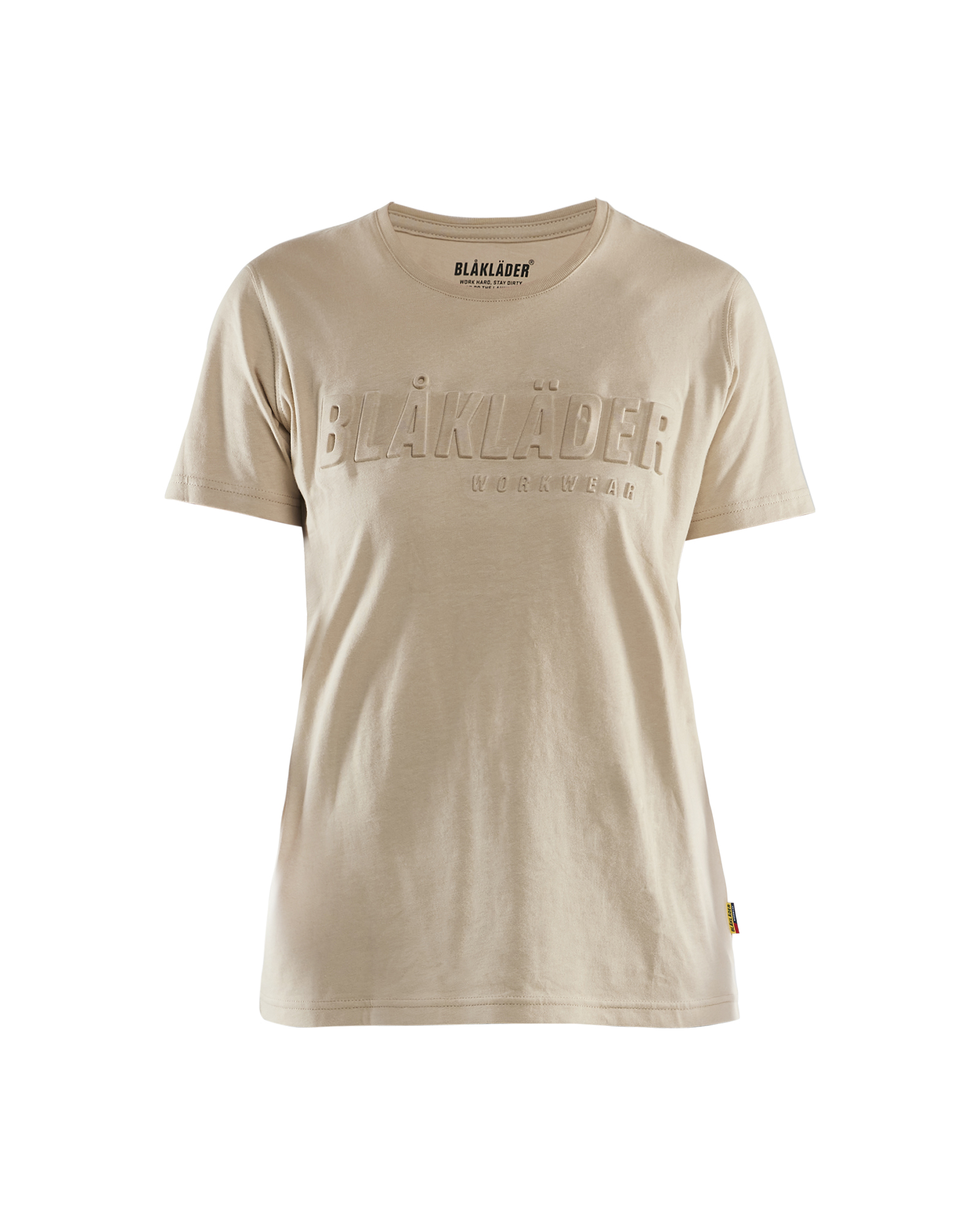 Blåkläder Dames T-shirt 3D 3431 - Zand voorkant