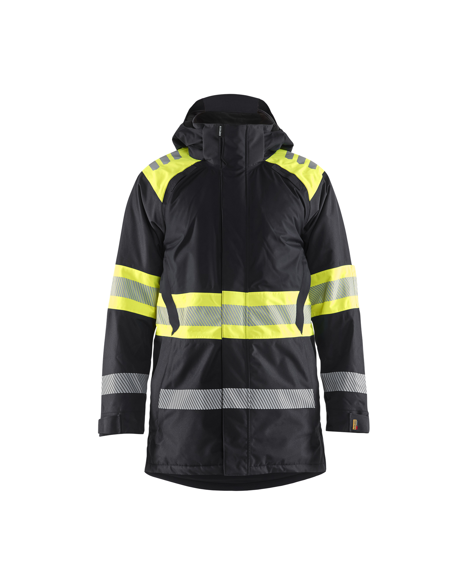 Blåkläder Winterparka High Vis 4485 - Zwart / High Vis Geel voorkant