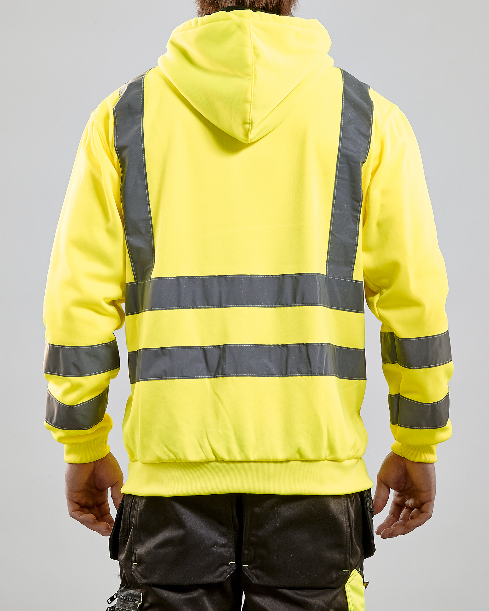 Blåkläder Hooded Sweatshirt met rits High Vis 3346 - Afbeelding 2