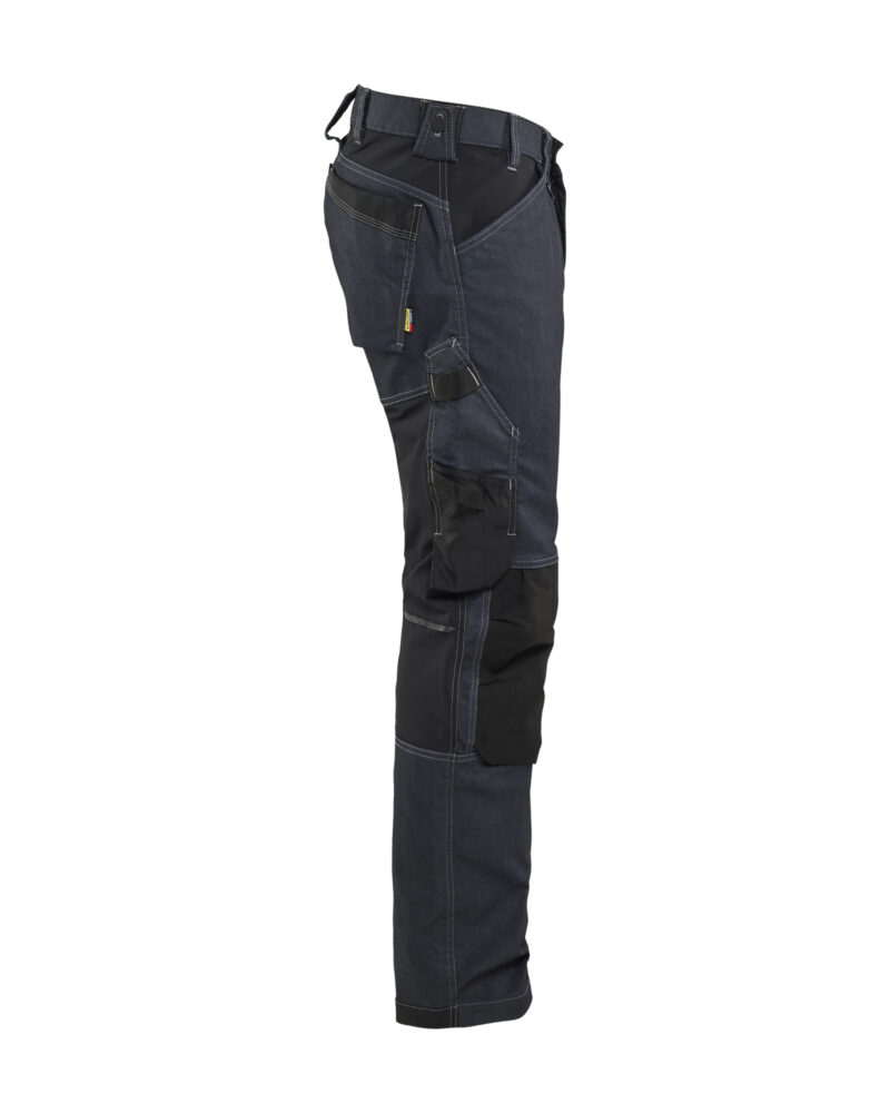 Blåkläder Werkbroek denim stretch 1751 - zijkant
