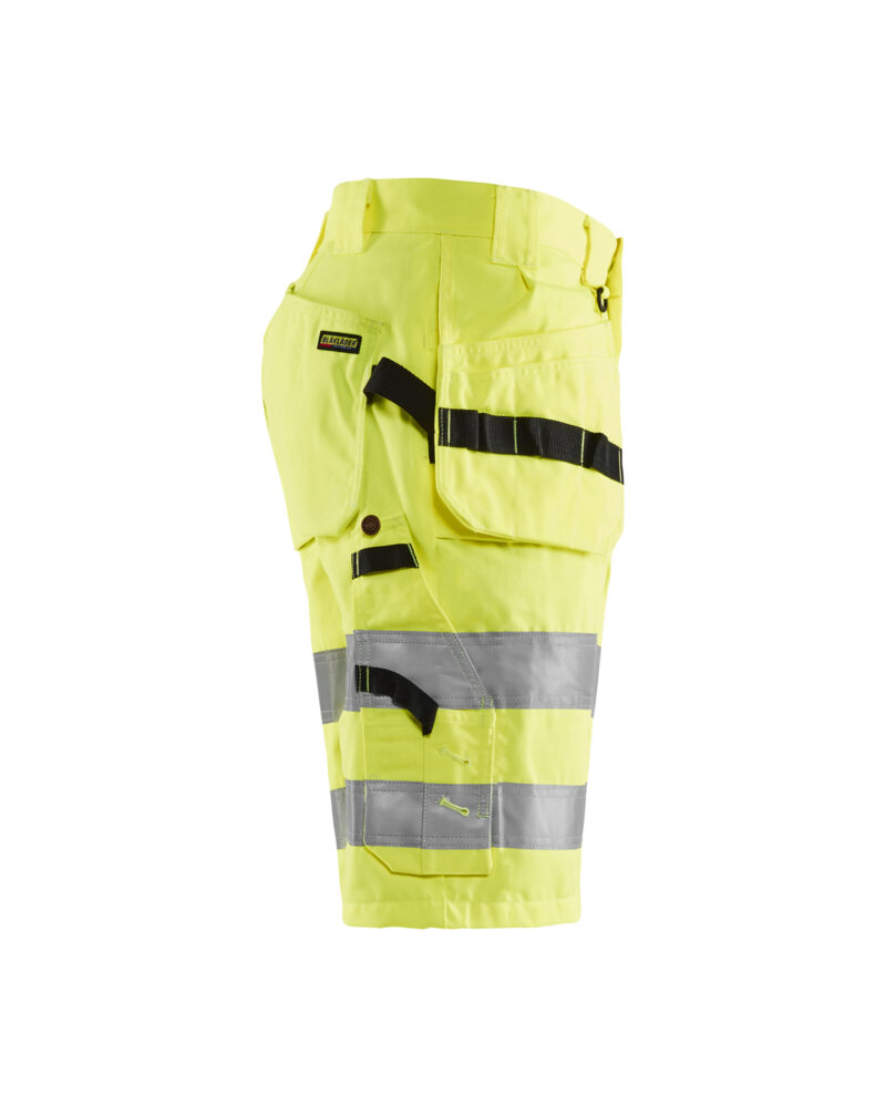 Blåkläder High Vis Short met gereedschapszakken 1535 - zijkant