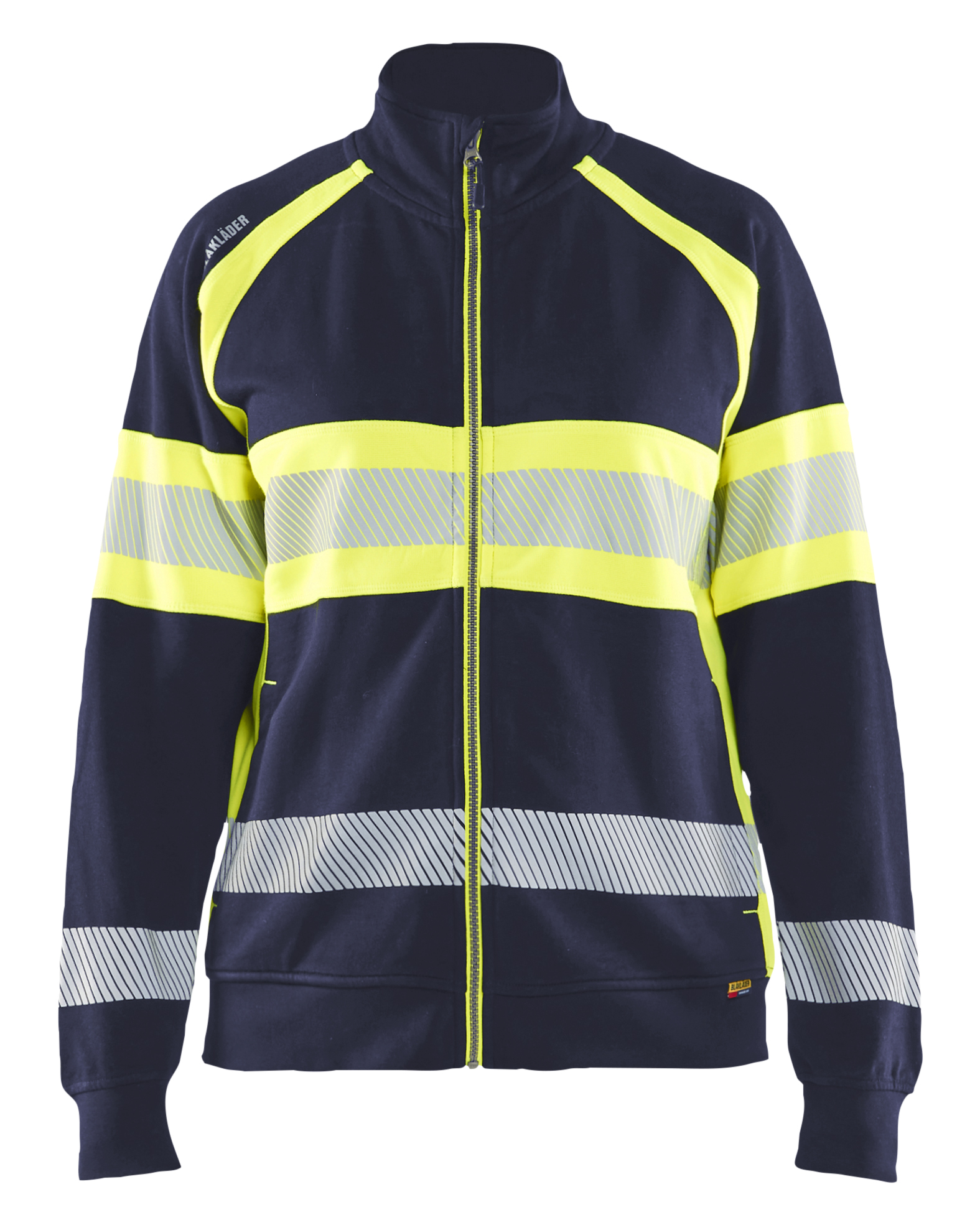 Blåkläder Dames sweatshirt met rits High Vis 3505 - Afbeelding 2