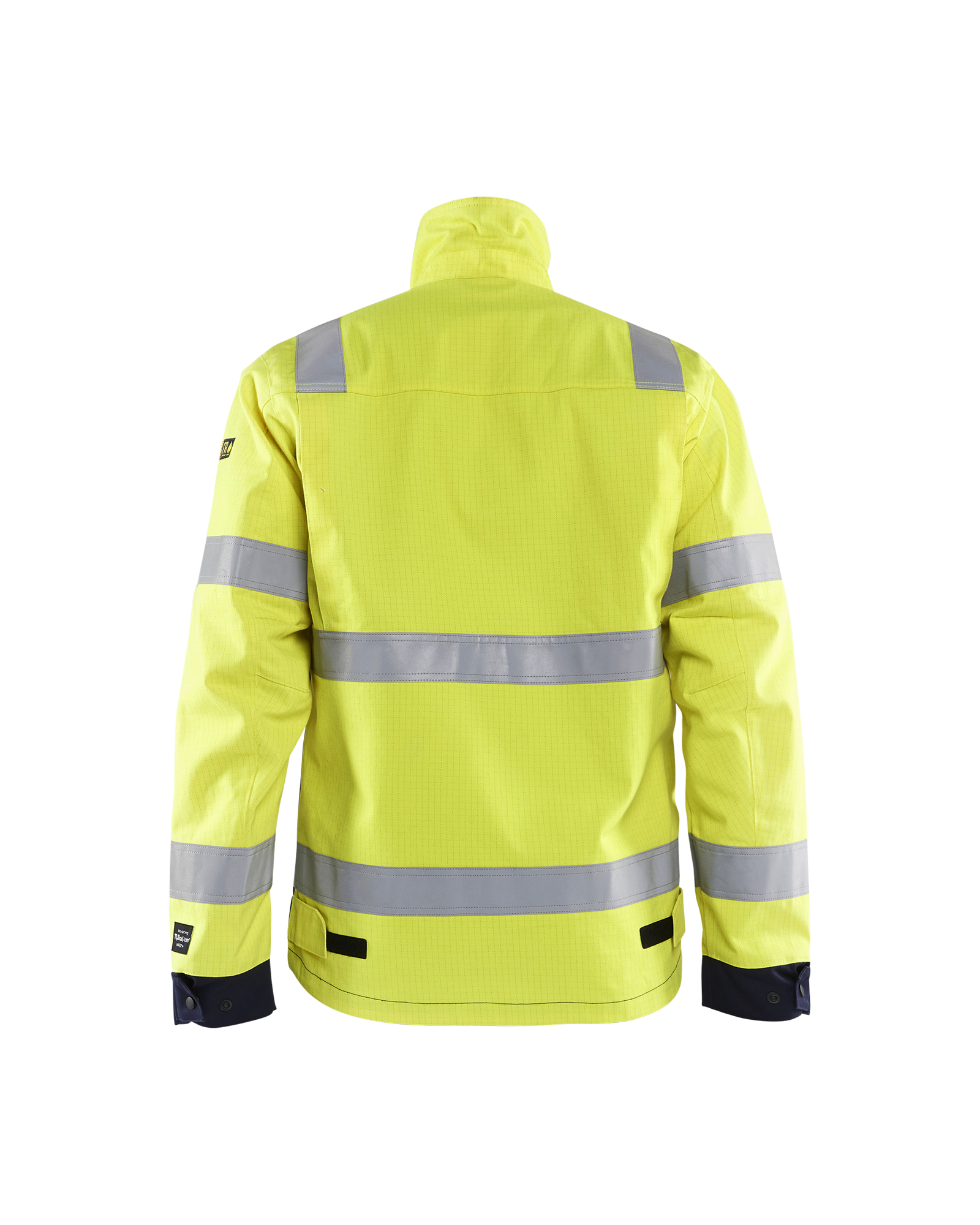Blåkläder Multinorm jack 4087 - High Vis Geel/Marineblauw achterkant