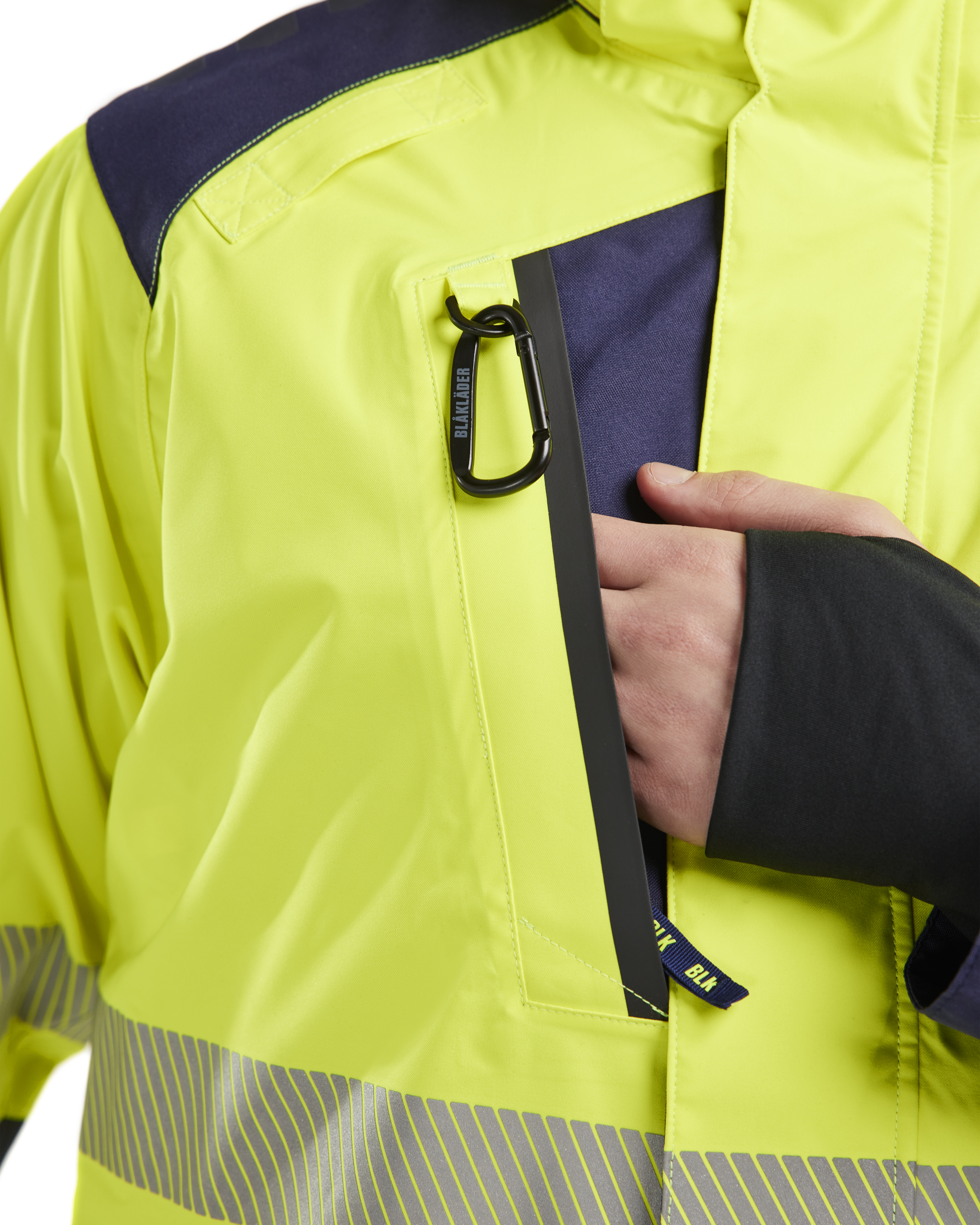Blåkläder Shell jack High Vis 4435 detail 3