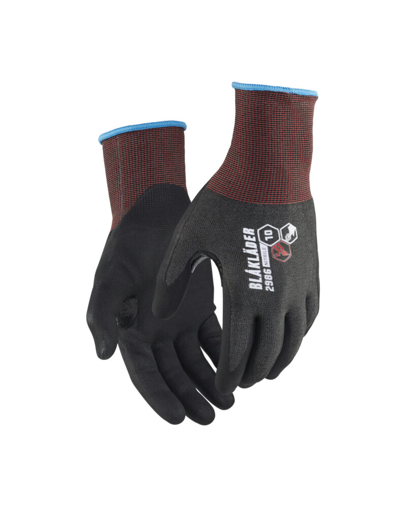 Blåkläder Snijbestendige handschoenen D nitril-gecoat Touch 2986
