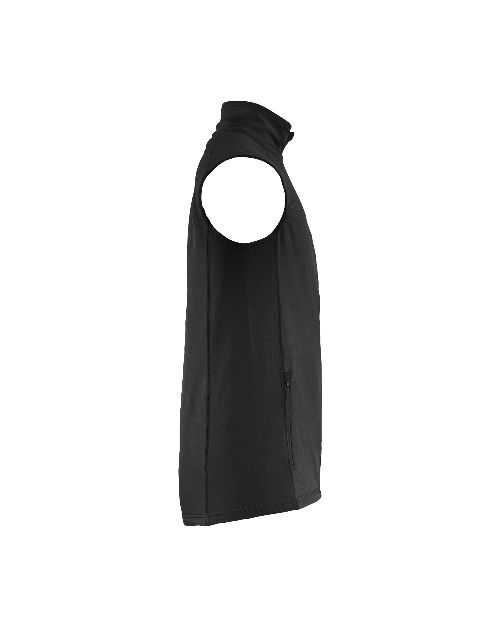 Blåkläder STRIKER Bodywarmer fleece 4736 - Zwart zijkant