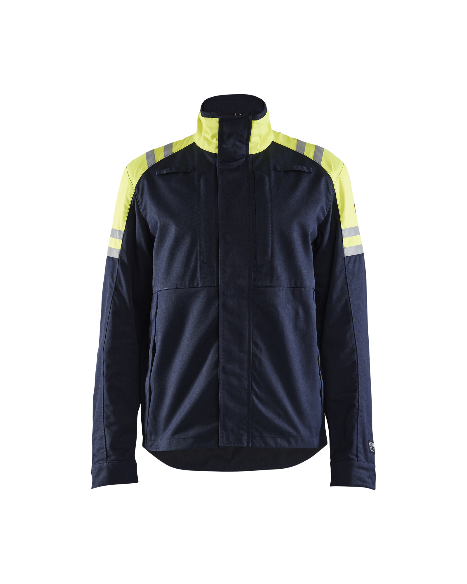 Blåkläder Jack Inherent Steel 4505 - Marine / High Vis Geel voorkant