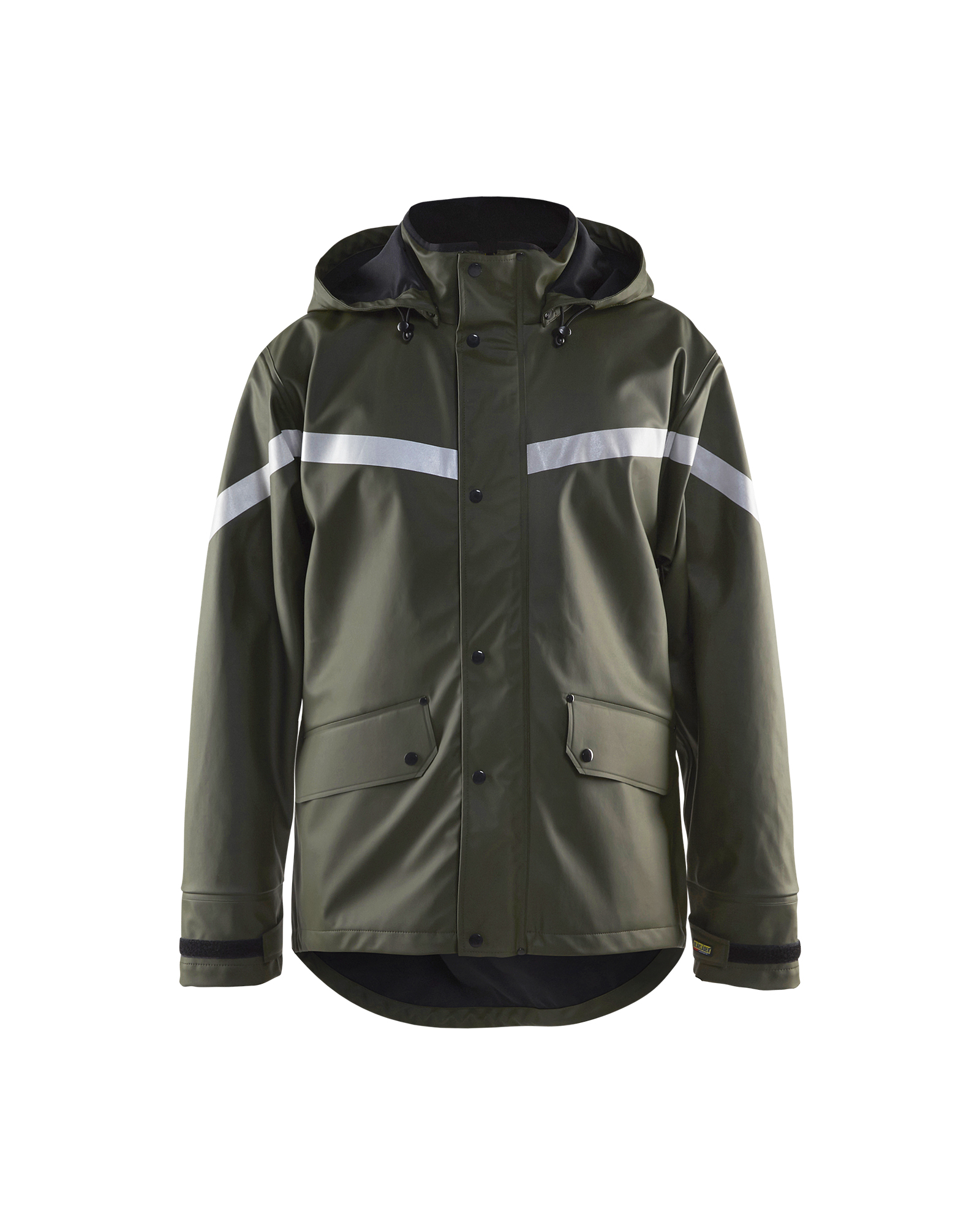 Blåkläder Regenjas LEVEL 2 4305 - Army groen voorkant