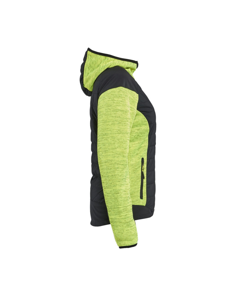 Blåkläder Dames hybride jack 5931 - High Vis Geel/Zwart zijkant