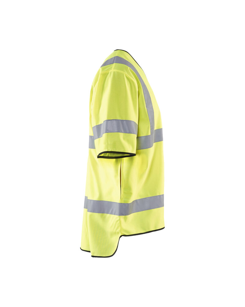 Blåkläder Signalisatievest korte mouwen 3023 - High Vis Geel zijkant