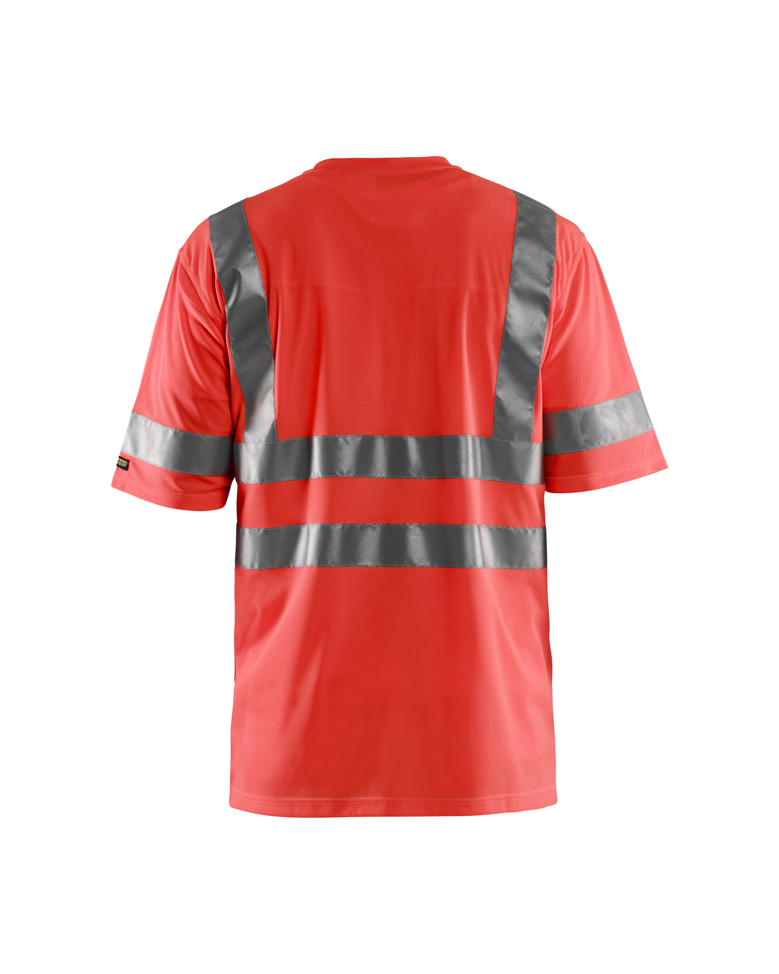 Blåkläder T-shirt High Vis 3413 - High Vis Rood achterkant