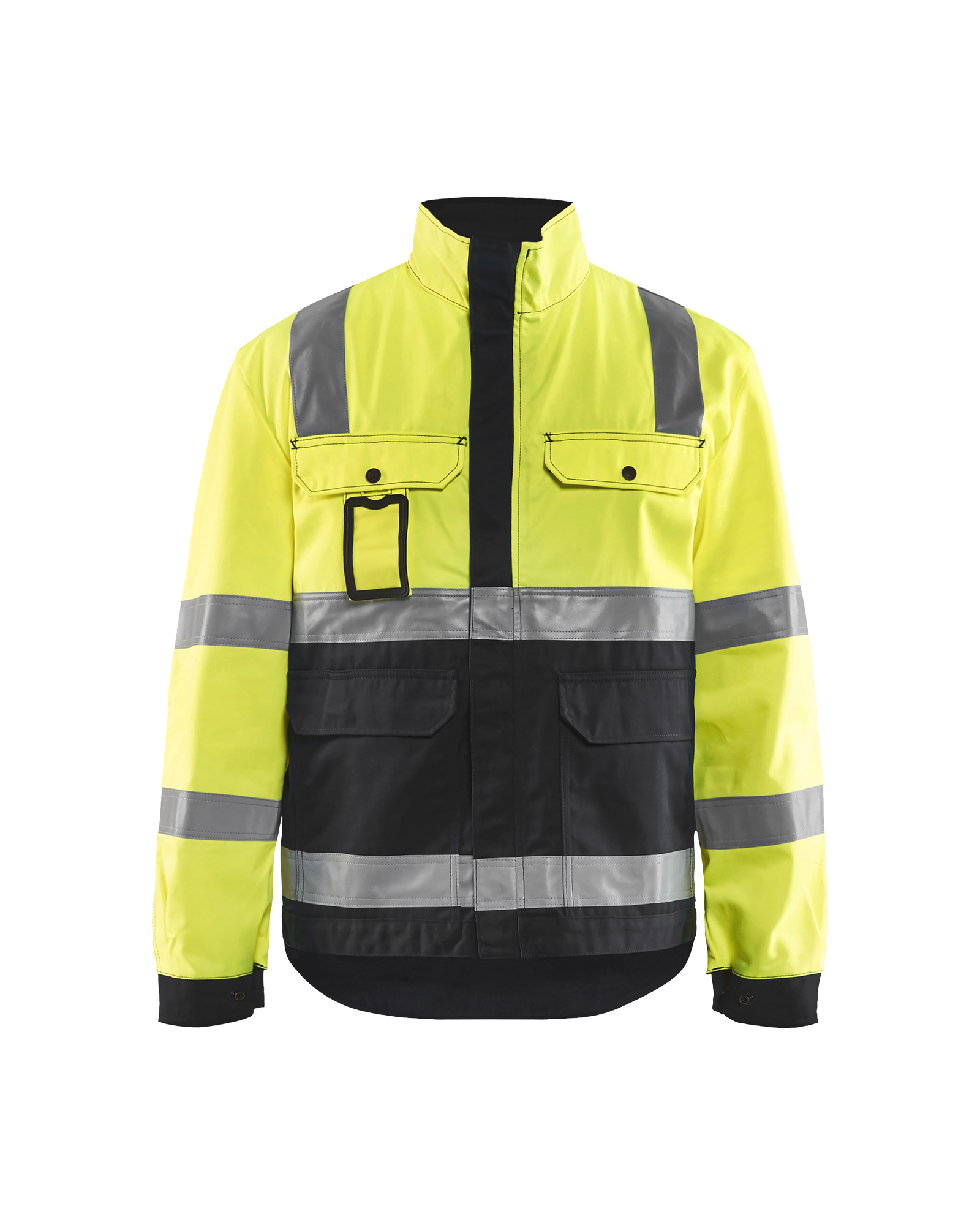 Blåkläder Jack ongevoerd High Vis 4023 - High Vis Geel/Zwart voorkant