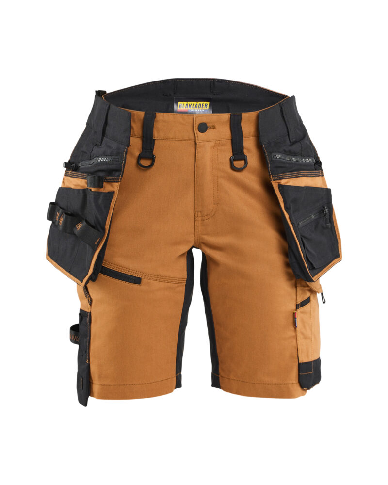 Blåkläder STRIKER Dames short met stretch en afneembare gereedschapszakken 7175
